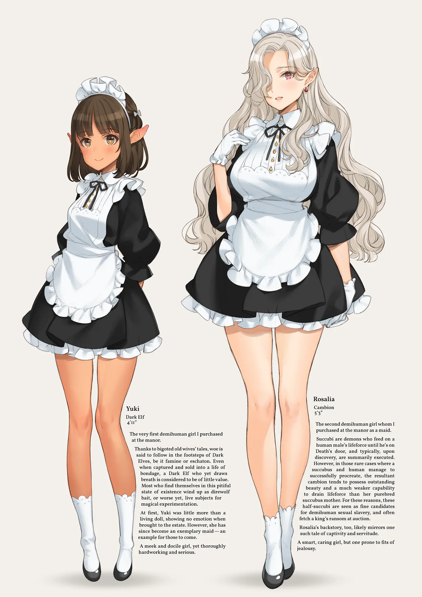 Himitsu no Shoukan de Ajin Maid o | A Secret Brothel with Demihuman Maids - Full trang 4