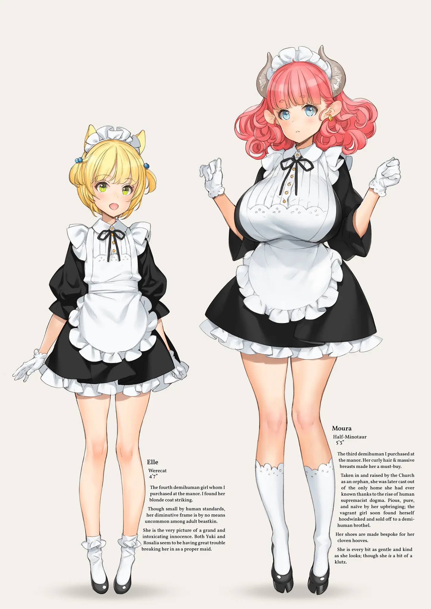Himitsu no Shoukan de Ajin Maid o | A Secret Brothel with Demihuman Maids - Full trang 5