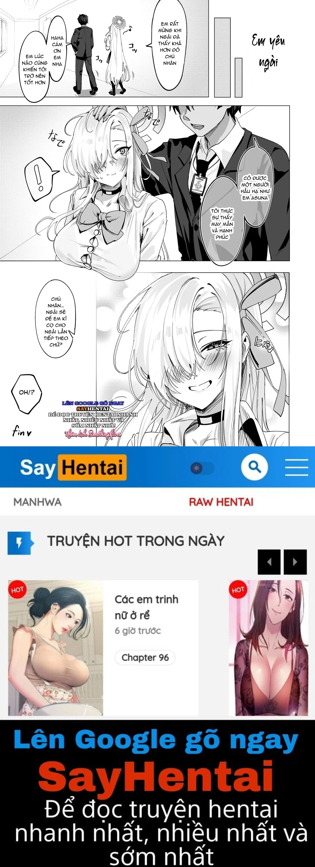 Asuna muốn cổ vũ chủ nhân - Chapter 1 trang 11