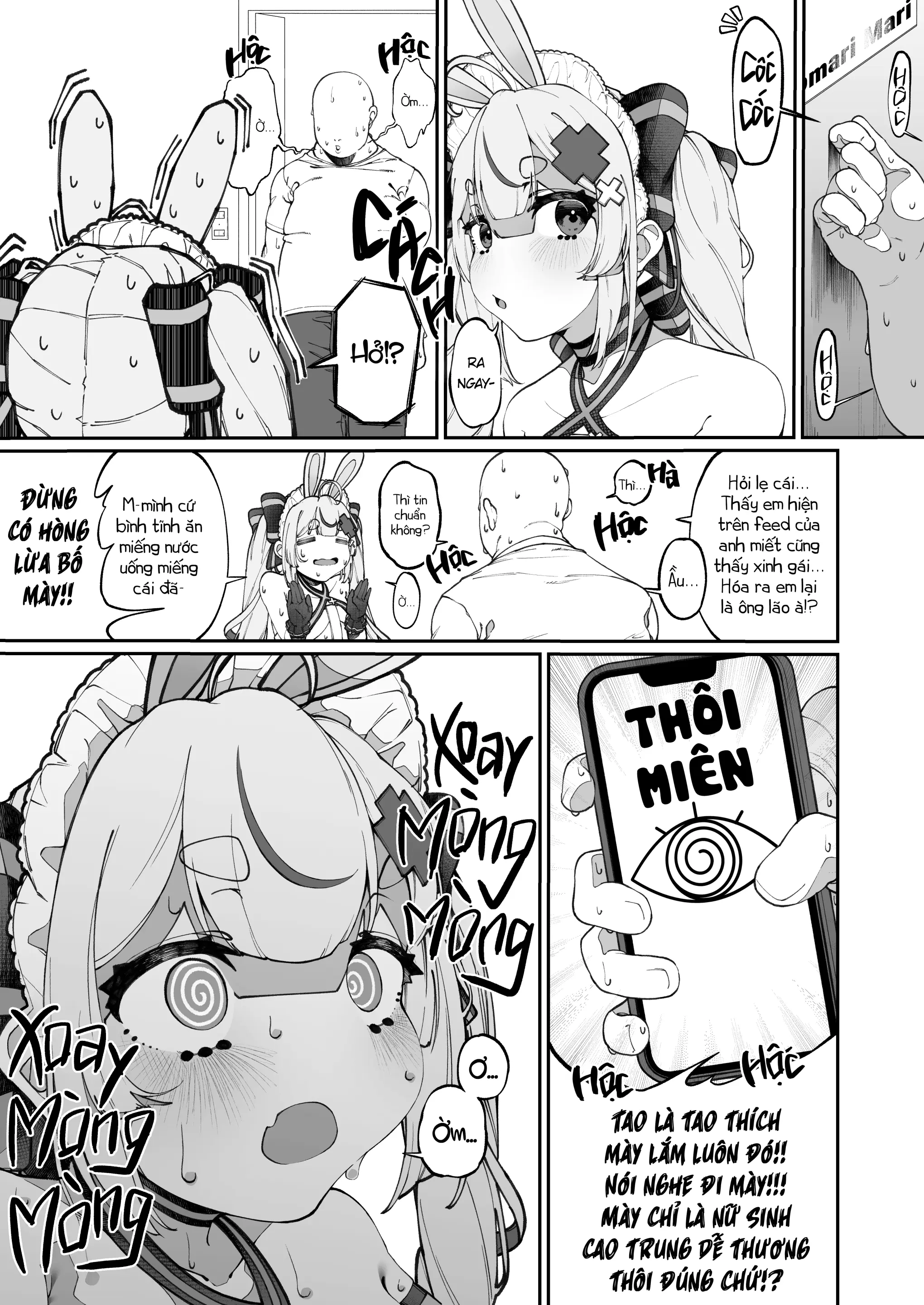 Mannen Hatsujou Usagi Oji-san, Saimin ni Kakatte Shimau. | Chú Thỏ Nứng Địt Dính Thôi Miên (decensored) - Mannen Hatsujou Usagi Oji-san, Saimin ni Kakatte Shimau. | Chú Thỏ Nứng Địt Dính Thôi Miên (decensored) trang 5
