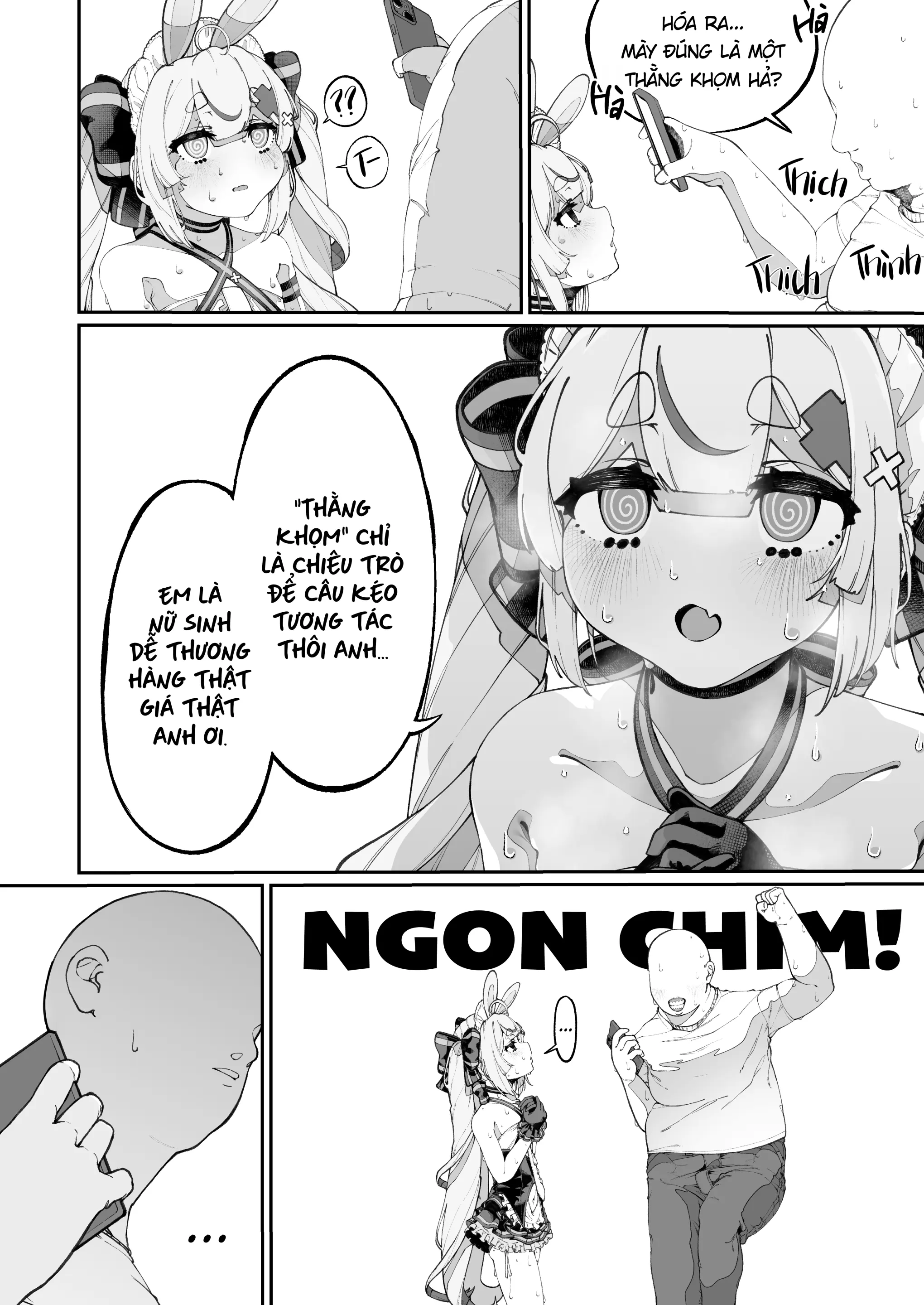 Mannen Hatsujou Usagi Oji-san, Saimin ni Kakatte Shimau. | Chú Thỏ Nứng Địt Dính Thôi Miên (decensored) - Mannen Hatsujou Usagi Oji-san, Saimin ni Kakatte Shimau. | Chú Thỏ Nứng Địt Dính Thôi Miên (decensored) trang 6