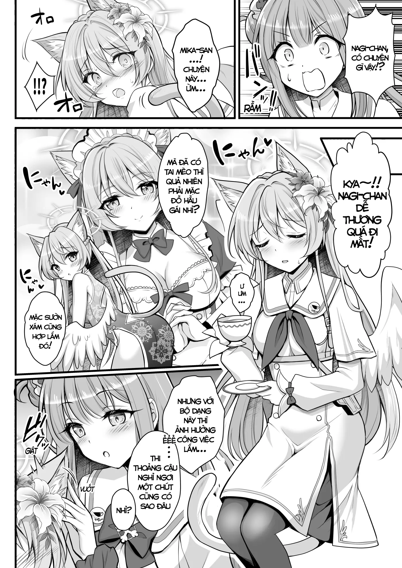 Nekomimi ga Haeta Nagisa-sama no Hatsujouki ga Taihen desu | Nguy To! Nagisa-sama Mọc Tai Mèo Trong Kì Phát Tình Rồi - Nekomimi ga Haeta Nagisa-sama no Hatsujouki ga Taihen desu | Nguy To! Nagisa-sama Mọc Tai Mèo Trong Kì Phát Tình Rồi trang 5