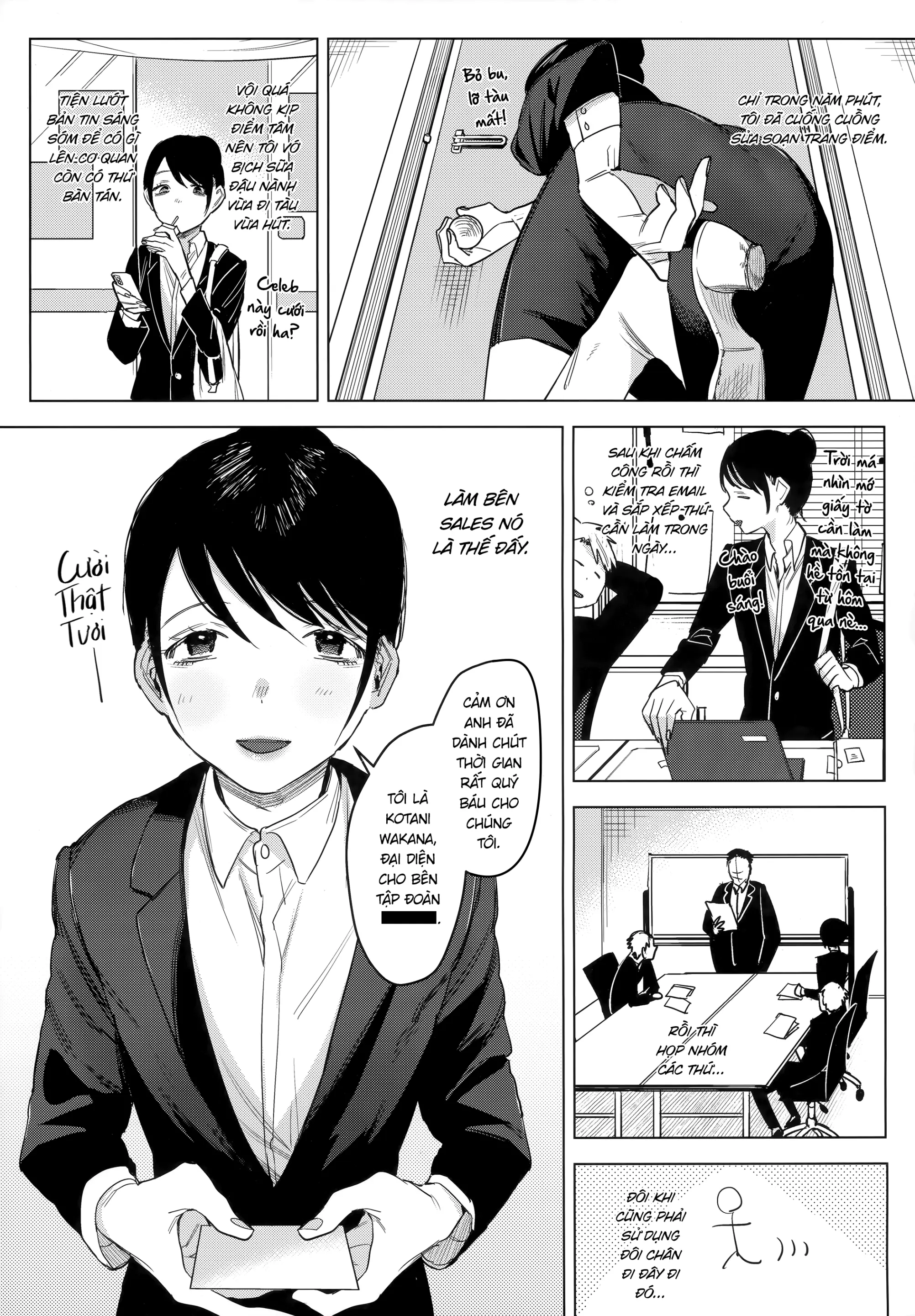 Shachiku no Watashi o Honrou Suru no wa Omae Ittai Dare nanda yo!? | Anh Là Thằng Nào Mà Dám Tà Lưa Với Cả Con Lươn Văn Phòng Như Tôi Hả!? [Tiếng Việt] [Najung Translation]] - Shachiku no Watashi o Honrou Suru no wa Omae Ittai Dare nanda yo!? | Anh Là Thằng Nào Mà Dám Tà Lưa Với Cả Con Lươn Văn Phòng Như Tôi Hả!? [Tiếng Việt] [Najung Translation]] trang 4