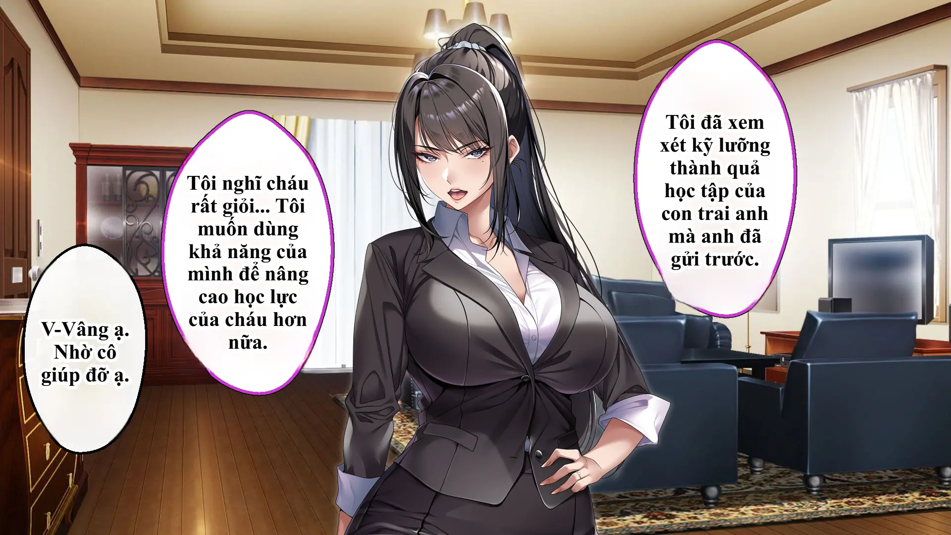 Cool na Hitozuma Katei Kyoushi o Netotte Haramaseta Hanashi | Sự sa ngã của cô giáo nghiêm khắc trước con cặc bự của bố học trò. - Cool na Hitozuma Katei Kyoushi o Netotte Haramaseta Hanashi | Sự sa ngã của cô giáo nghiêm khắc trước con cặc bự của bố học trò. trang 28