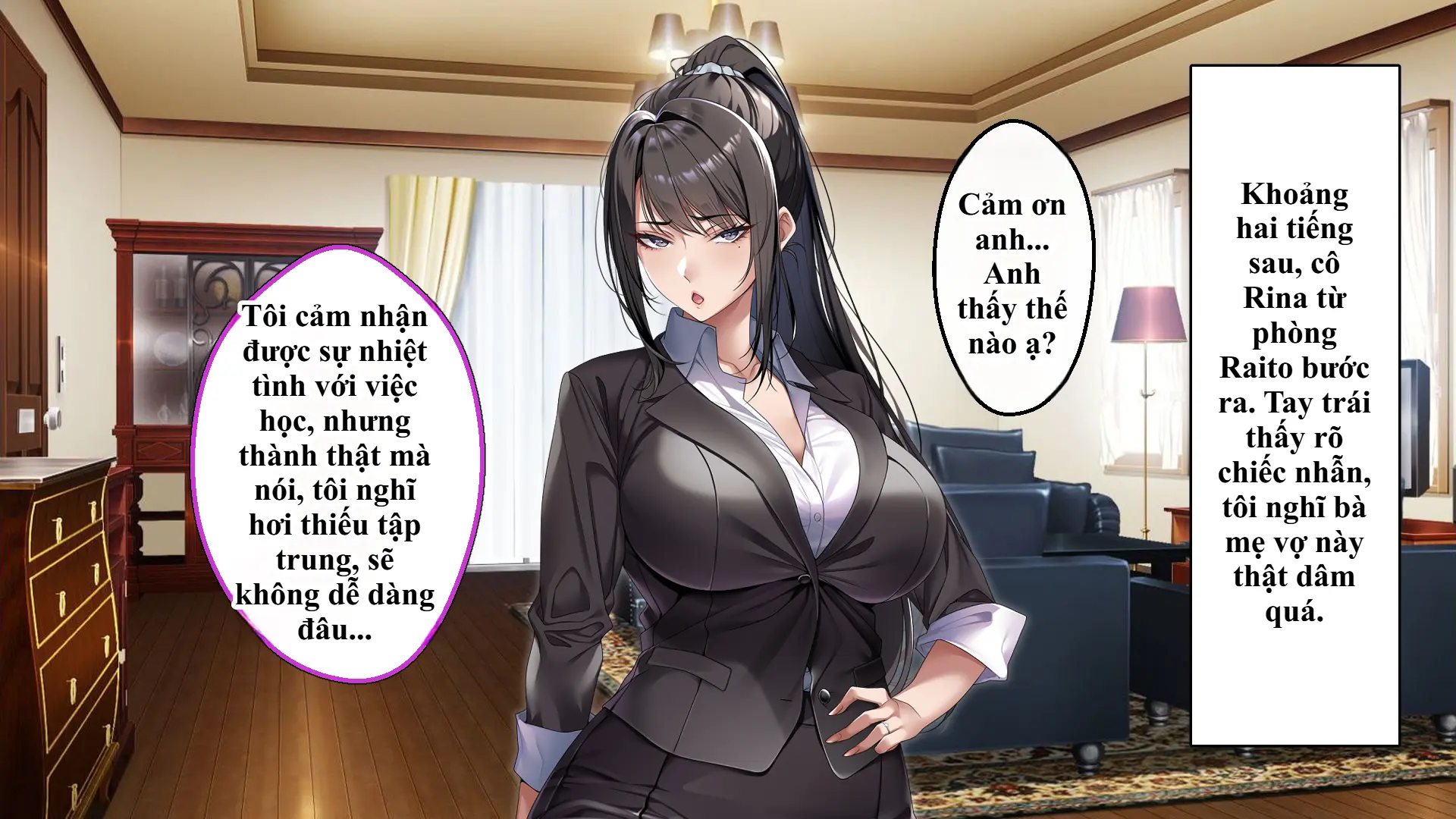 Cool na Hitozuma Katei Kyoushi o Netotte Haramaseta Hanashi | Sự sa ngã của cô giáo nghiêm khắc trước con cặc bự của bố học trò. - Cool na Hitozuma Katei Kyoushi o Netotte Haramaseta Hanashi | Sự sa ngã của cô giáo nghiêm khắc trước con cặc bự của bố học trò. trang 40