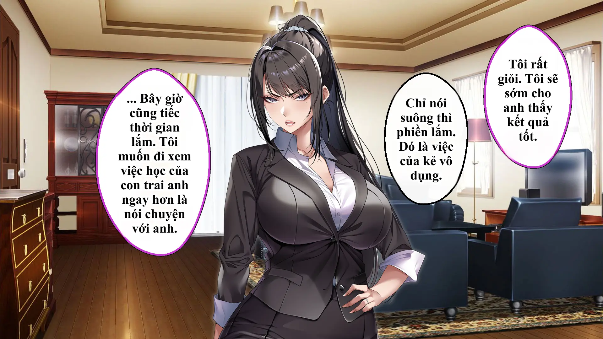 Cool na Hitozuma Katei Kyoushi o Netotte Haramaseta Hanashi | Sự sa ngã của cô giáo nghiêm khắc trước con cặc bự của bố học trò. - Cool na Hitozuma Katei Kyoushi o Netotte Haramaseta Hanashi | Sự sa ngã của cô giáo nghiêm khắc trước con cặc bự của bố học trò. trang 53
