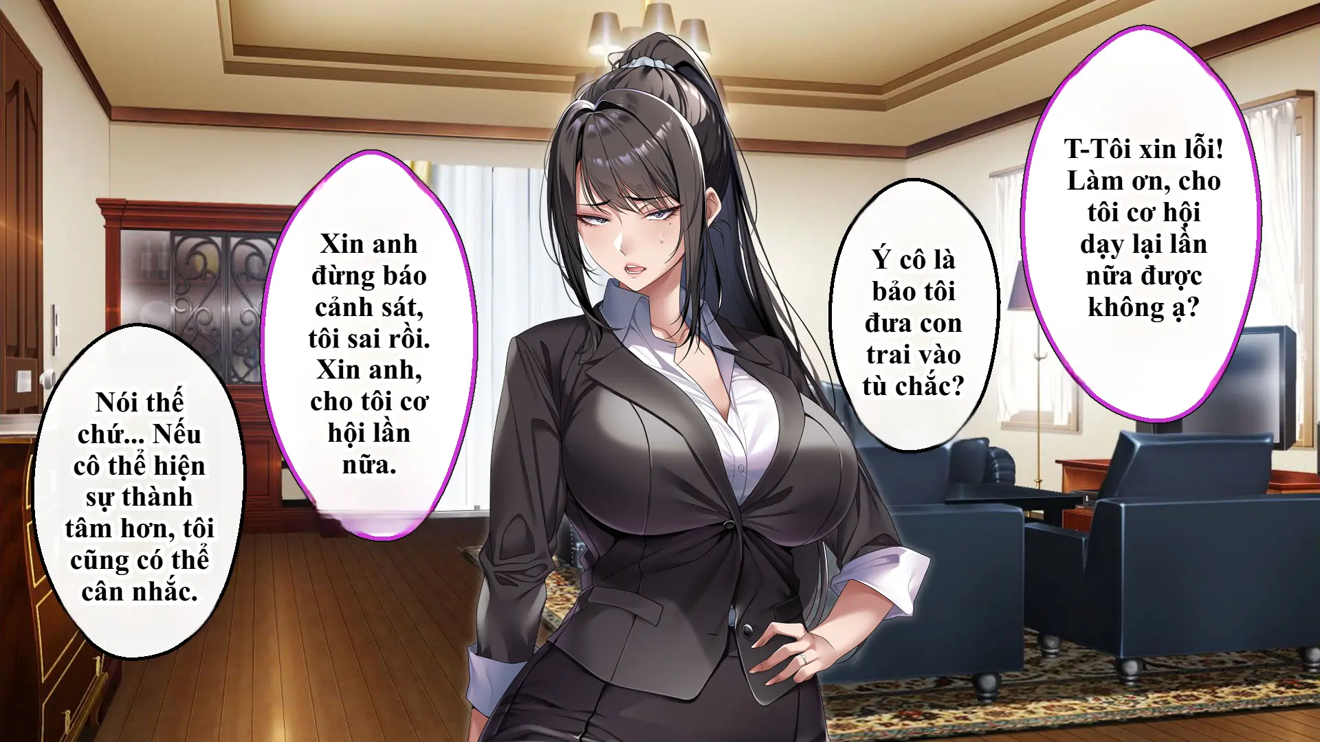 Cool na Hitozuma Katei Kyoushi o Netotte Haramaseta Hanashi | Sự sa ngã của cô giáo nghiêm khắc trước con cặc bự của bố học trò. - Cool na Hitozuma Katei Kyoushi o Netotte Haramaseta Hanashi | Sự sa ngã của cô giáo nghiêm khắc trước con cặc bự của bố học trò. trang 67