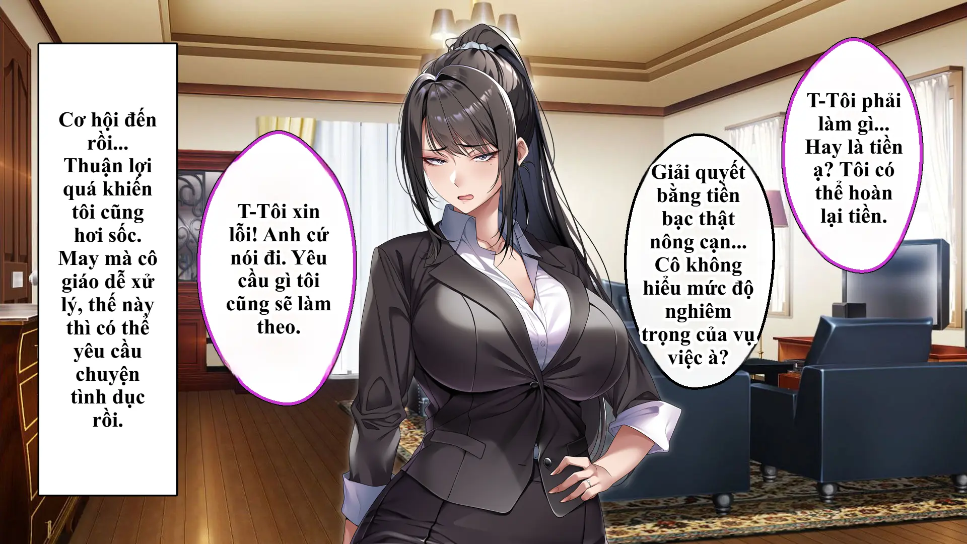 Cool na Hitozuma Katei Kyoushi o Netotte Haramaseta Hanashi | Sự sa ngã của cô giáo nghiêm khắc trước con cặc bự của bố học trò. - Cool na Hitozuma Katei Kyoushi o Netotte Haramaseta Hanashi | Sự sa ngã của cô giáo nghiêm khắc trước con cặc bự của bố học trò. trang 68