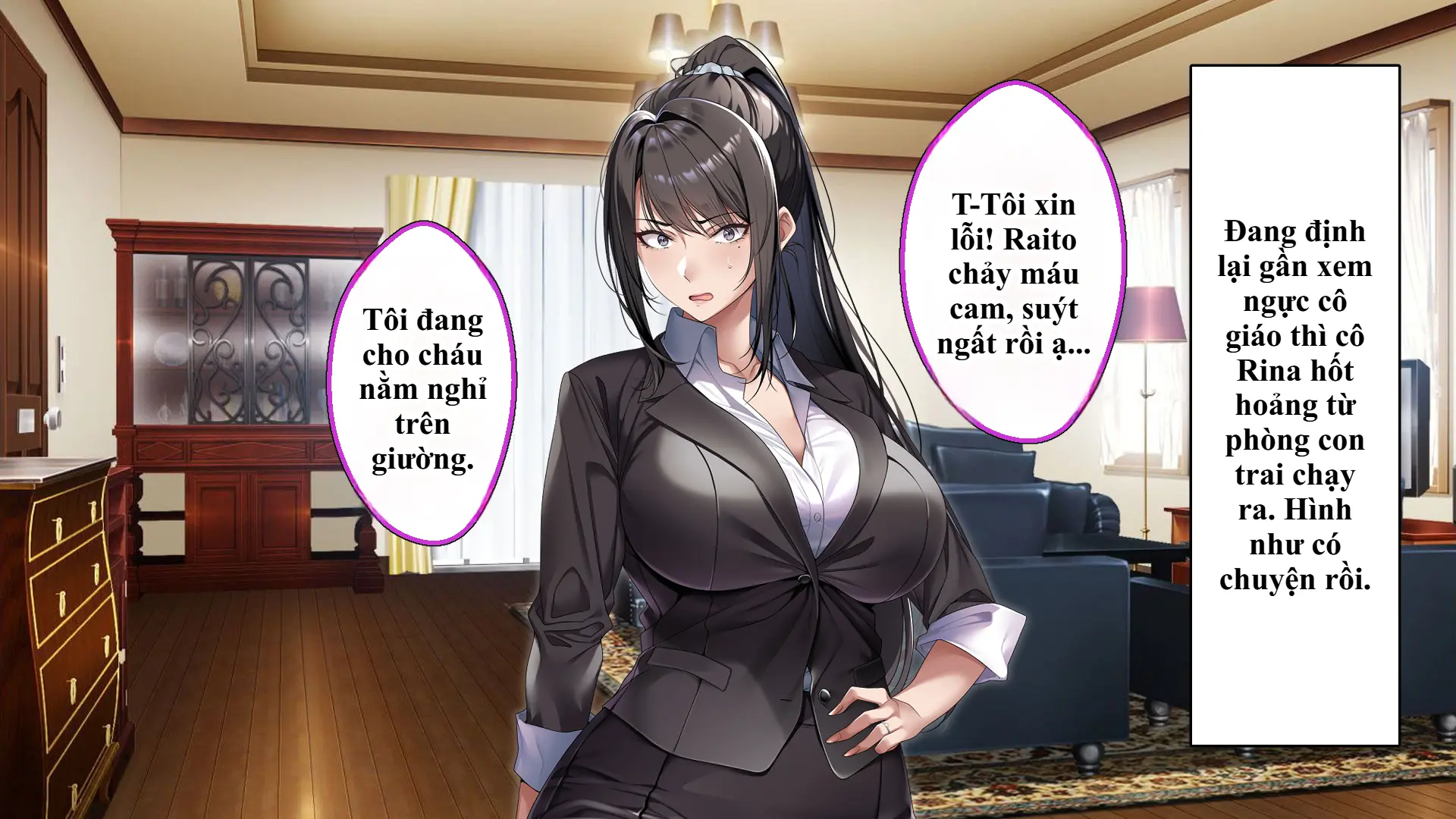 Cool na Hitozuma Katei Kyoushi o Netotte Haramaseta Hanashi | Sự sa ngã của cô giáo nghiêm khắc trước con cặc bự của bố học trò. - Cool na Hitozuma Katei Kyoushi o Netotte Haramaseta Hanashi | Sự sa ngã của cô giáo nghiêm khắc trước con cặc bự của bố học trò. trang 133