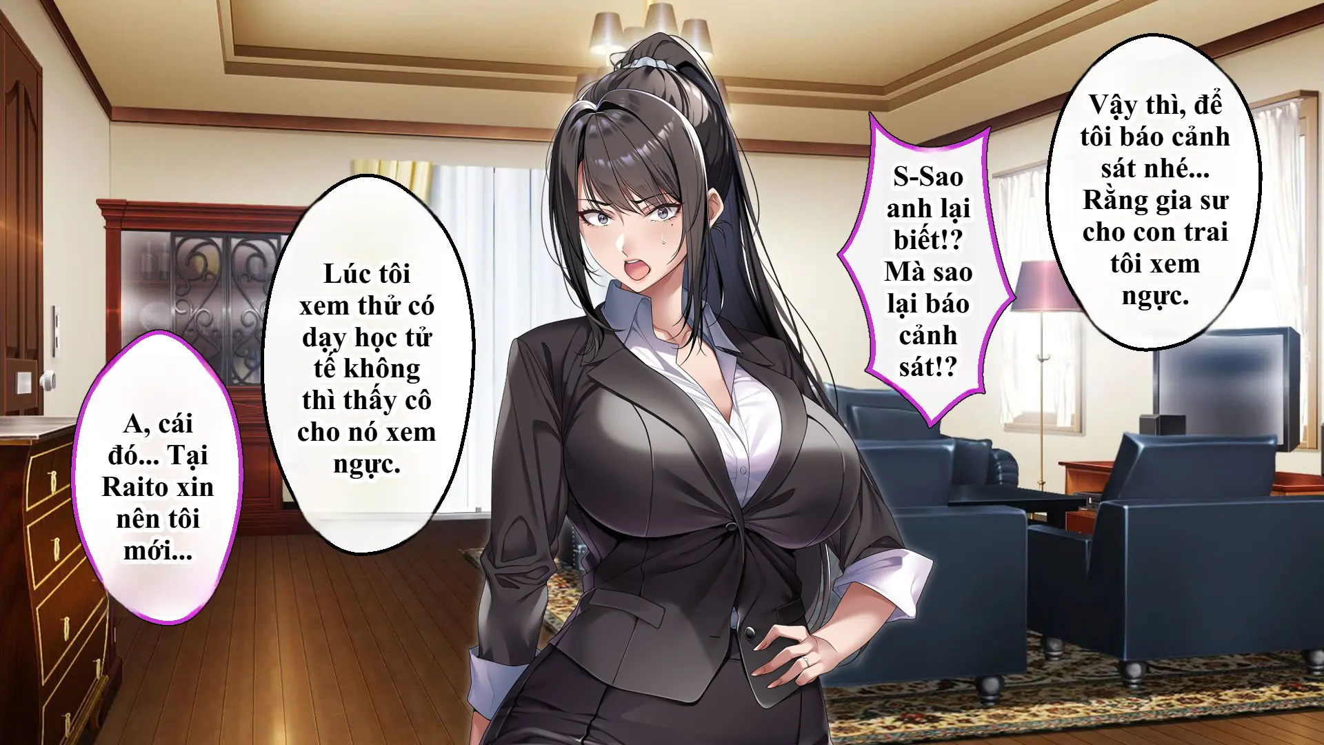 Cool na Hitozuma Katei Kyoushi o Netotte Haramaseta Hanashi | Sự sa ngã của cô giáo nghiêm khắc trước con cặc bự của bố học trò. - Cool na Hitozuma Katei Kyoushi o Netotte Haramaseta Hanashi | Sự sa ngã của cô giáo nghiêm khắc trước con cặc bự của bố học trò. trang 134