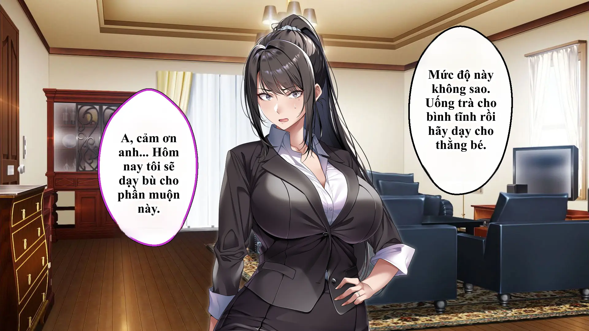 Cool na Hitozuma Katei Kyoushi o Netotte Haramaseta Hanashi | Sự sa ngã của cô giáo nghiêm khắc trước con cặc bự của bố học trò. - Cool na Hitozuma Katei Kyoushi o Netotte Haramaseta Hanashi | Sự sa ngã của cô giáo nghiêm khắc trước con cặc bự của bố học trò. trang 202