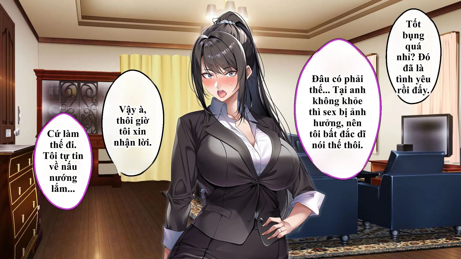 Cool na Hitozuma Katei Kyoushi o Netotte Haramaseta Hanashi | Sự sa ngã của cô giáo nghiêm khắc trước con cặc bự của bố học trò. - Cool na Hitozuma Katei Kyoushi o Netotte Haramaseta Hanashi | Sự sa ngã của cô giáo nghiêm khắc trước con cặc bự của bố học trò. trang 295