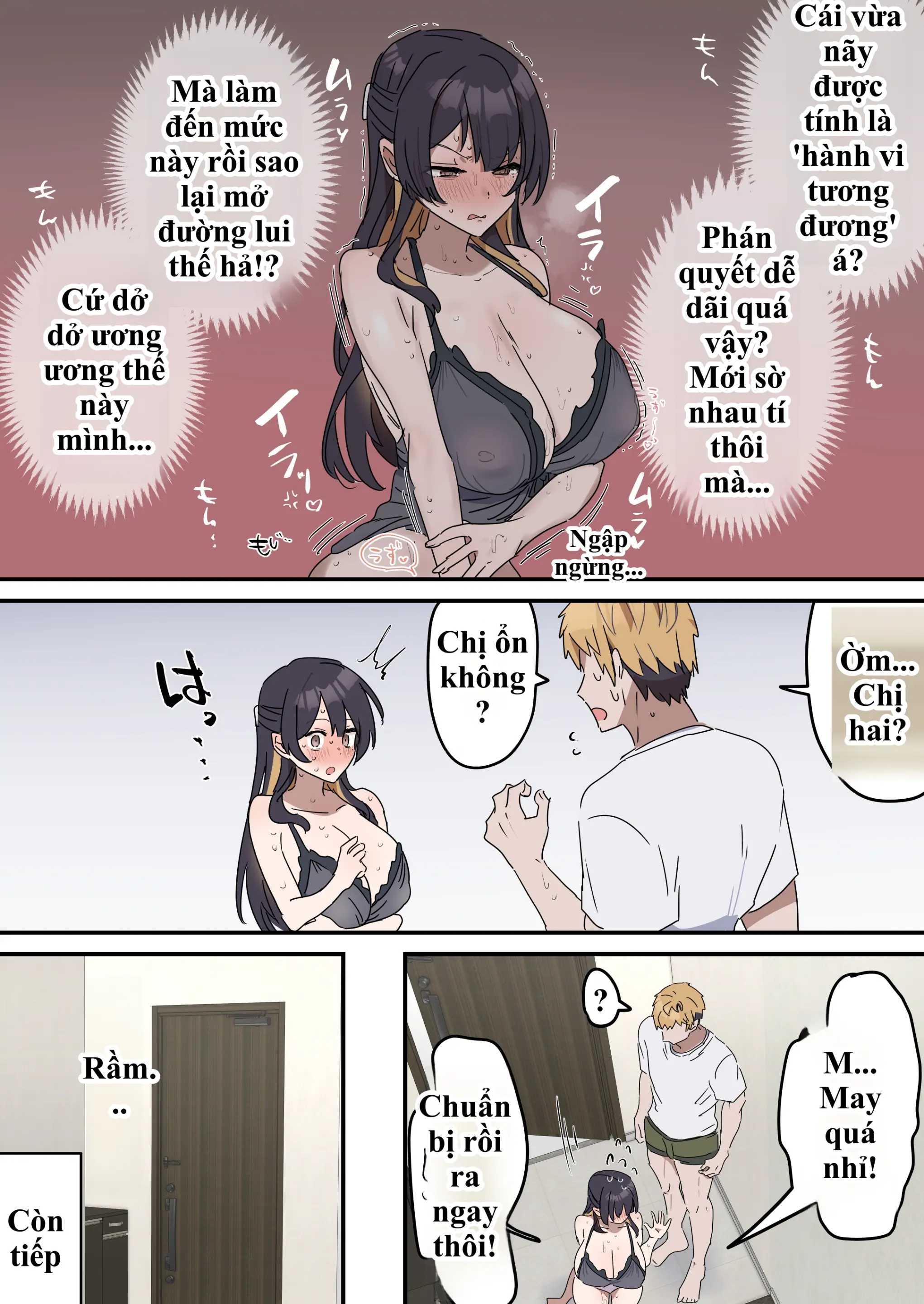 Giji Sekkusu Kyouei | Bị lừa vào phòng "Không chịch không được ra", chị gái từ "diễn sâu" thành nghiện luôn hàng của em trai! - Giji Sekkusu Kyouei | Bị lừa vào phòng "Không chịch không được ra", chị gái từ "diễn sâu" thành nghiện luôn hàng của em trai! trang 46