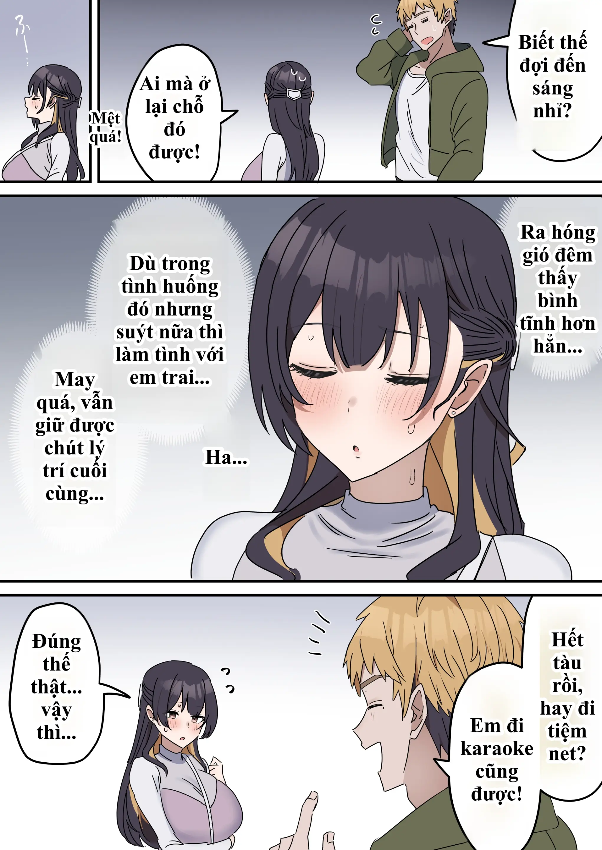 Giji Sekkusu Kyouei | Bị lừa vào phòng "Không chịch không được ra", chị gái từ "diễn sâu" thành nghiện luôn hàng của em trai! - Giji Sekkusu Kyouei | Bị lừa vào phòng "Không chịch không được ra", chị gái từ "diễn sâu" thành nghiện luôn hàng của em trai! trang 50