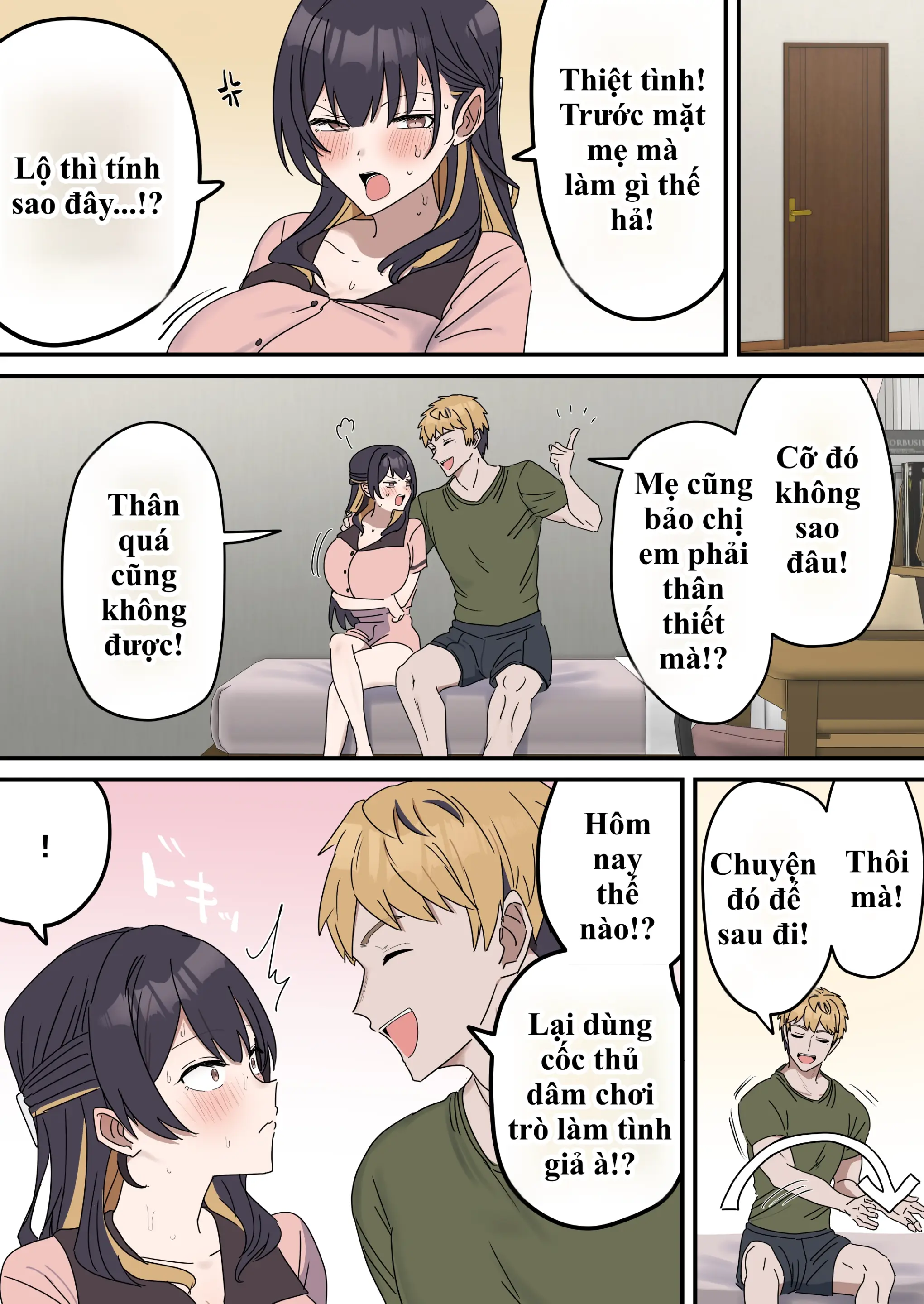 Giji Sekkusu Kyouei | Bị lừa vào phòng "Không chịch không được ra", chị gái từ "diễn sâu" thành nghiện luôn hàng của em trai! - Giji Sekkusu Kyouei | Bị lừa vào phòng "Không chịch không được ra", chị gái từ "diễn sâu" thành nghiện luôn hàng của em trai! trang 100