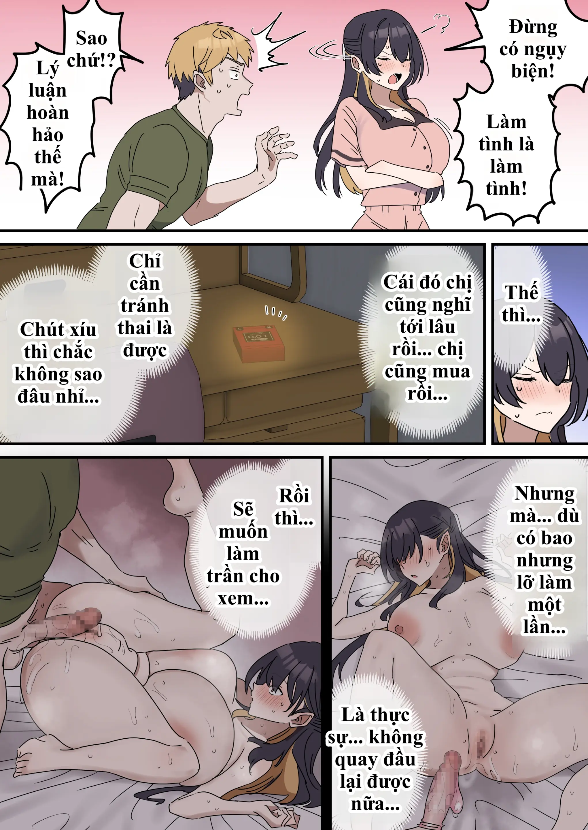 Giji Sekkusu Kyouei | Bị lừa vào phòng "Không chịch không được ra", chị gái từ "diễn sâu" thành nghiện luôn hàng của em trai! - Giji Sekkusu Kyouei | Bị lừa vào phòng "Không chịch không được ra", chị gái từ "diễn sâu" thành nghiện luôn hàng của em trai! trang 105