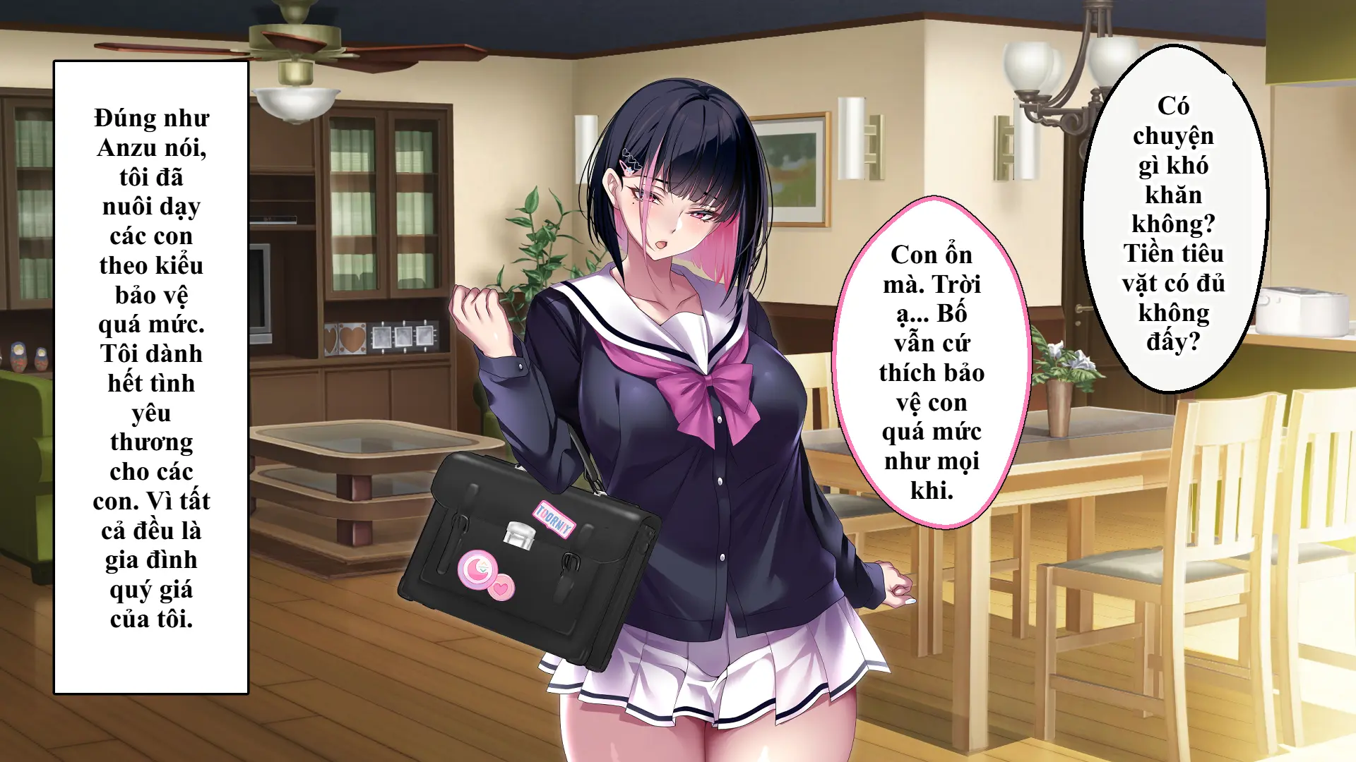 Tsurego no Kurokami Gal o Otou-san ga Haramaseta Hanashi | Câu chuyện bố dượng làm cô con riêng tóc đen gyaru dính bầu. - Tsurego no Kurokami Gal o Otou-san ga Haramaseta Hanashi | Câu chuyện bố dượng làm cô con riêng tóc đen gyaru dính bầu. trang 9