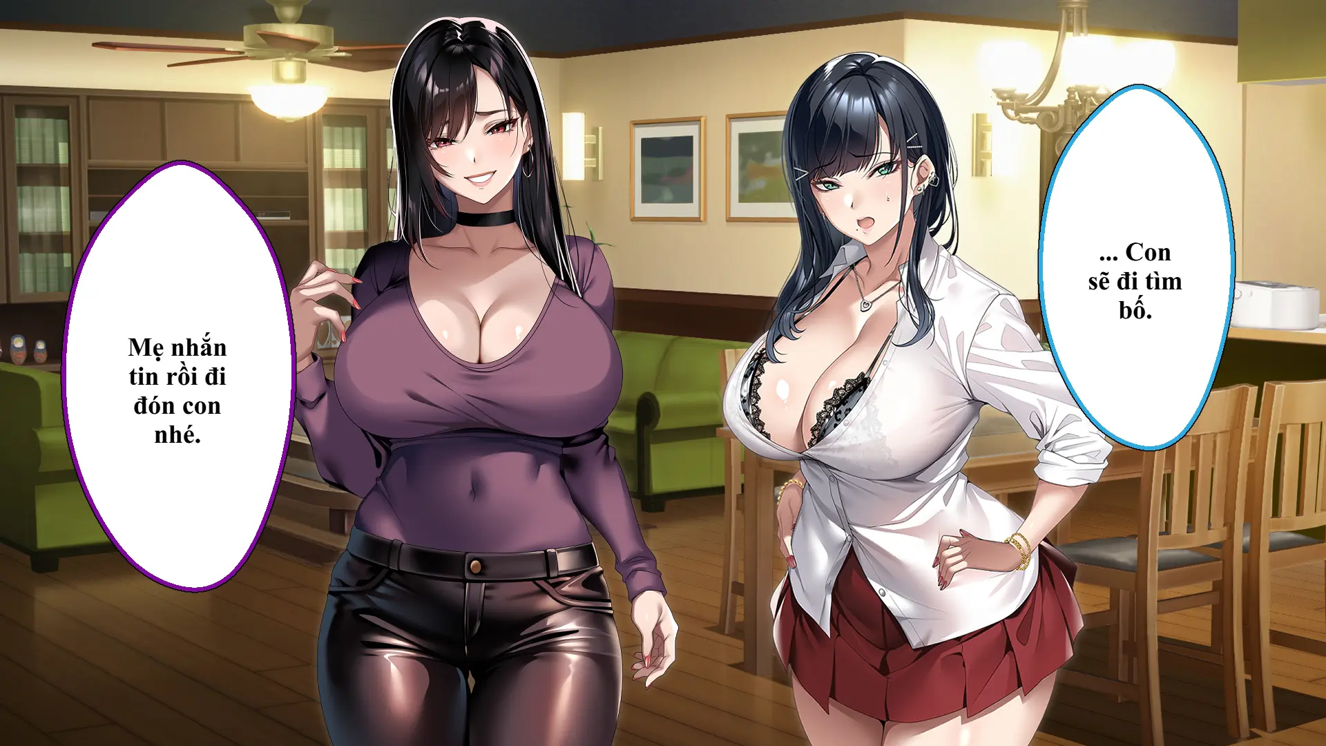 Tsurego no Kurokami Gal o Otou-san ga Haramaseta Hanashi | Câu chuyện bố dượng làm cô con riêng tóc đen gyaru dính bầu. - Tsurego no Kurokami Gal o Otou-san ga Haramaseta Hanashi | Câu chuyện bố dượng làm cô con riêng tóc đen gyaru dính bầu. trang 54