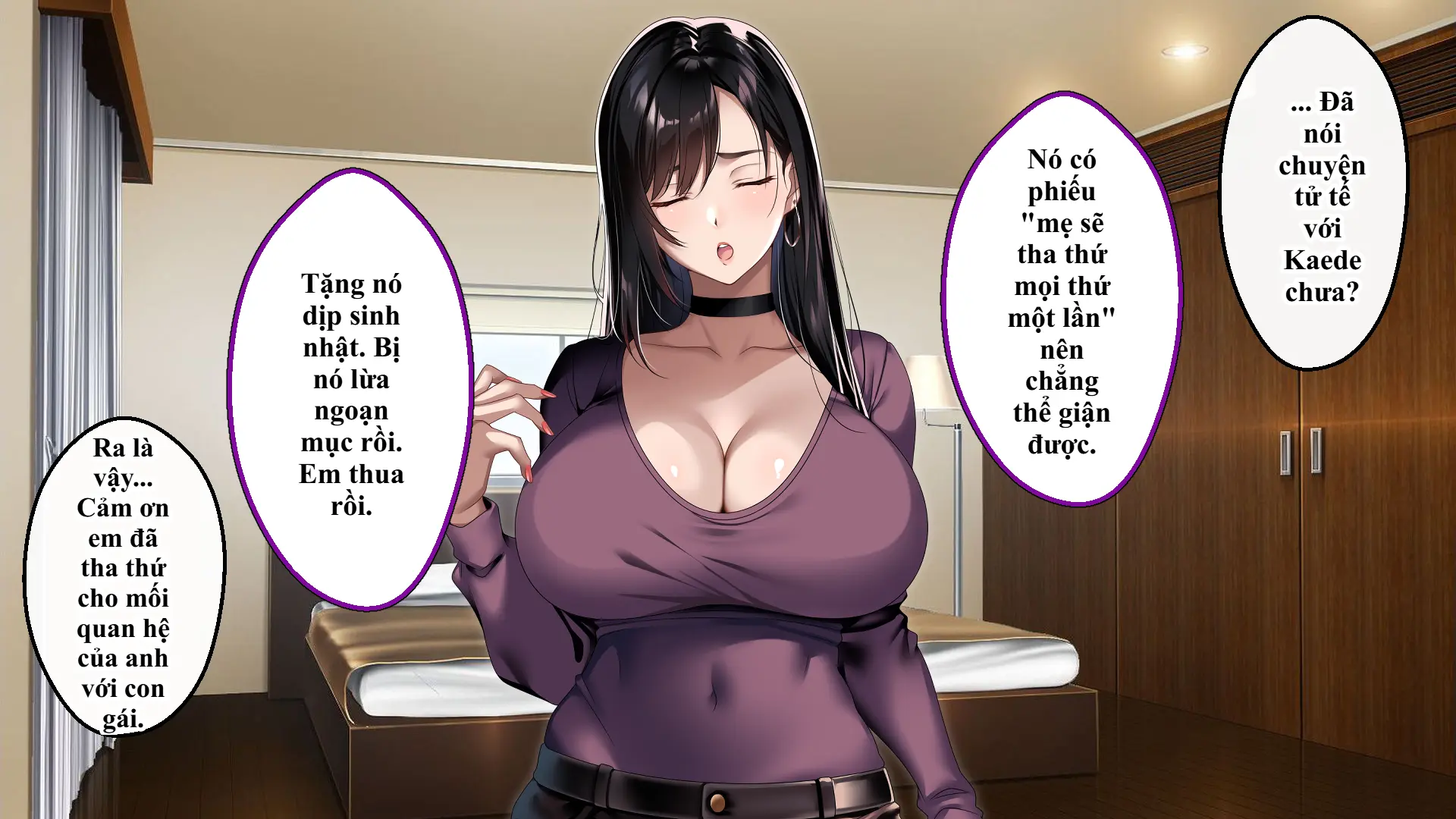 Tsurego no Kurokami Gal o Otou-san ga Haramaseta Hanashi | Câu chuyện bố dượng làm cô con riêng tóc đen gyaru dính bầu. - Tsurego no Kurokami Gal o Otou-san ga Haramaseta Hanashi | Câu chuyện bố dượng làm cô con riêng tóc đen gyaru dính bầu. trang 586