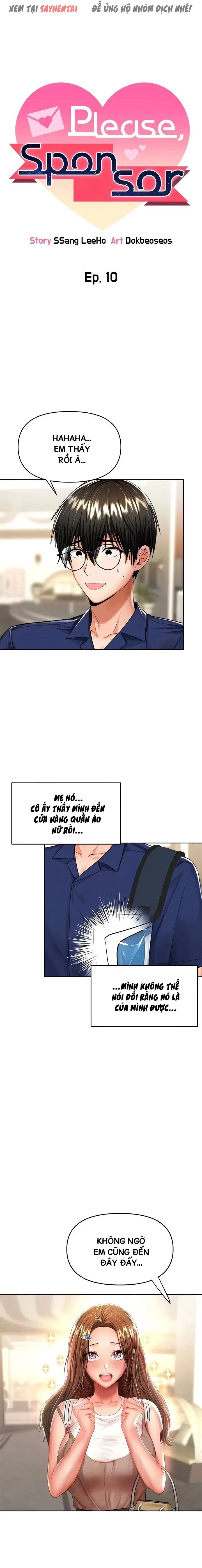 Xin Tài Trợ Cho Em - Chapter 10 trang 3