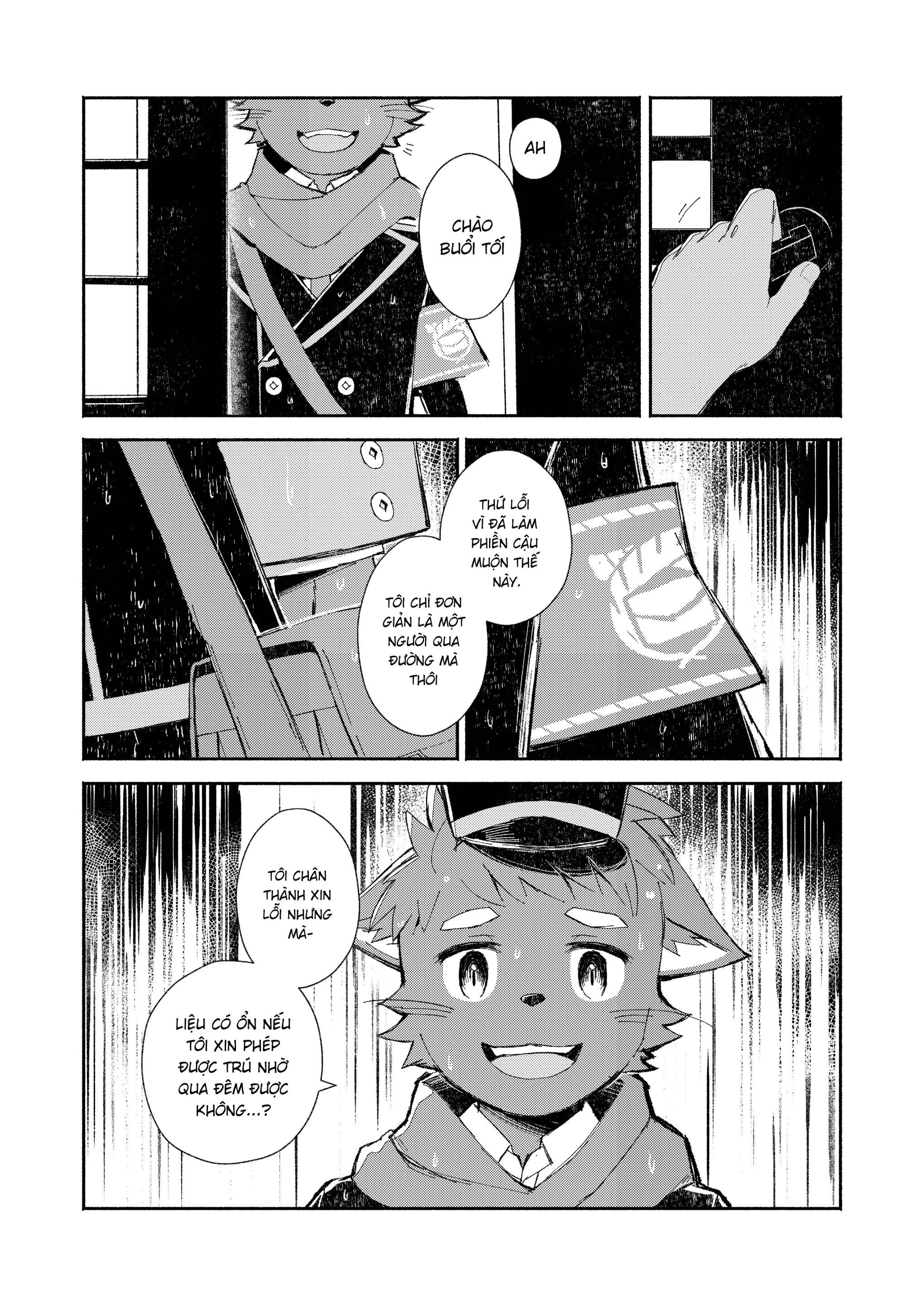 Mail Traveler no neko shounen to doshaburi no mori no koya de ichiban sugosu hanashi - Mail Traveler no neko shounen to doshaburi no mori no koya de ichiban sugosu hanashi trang 4