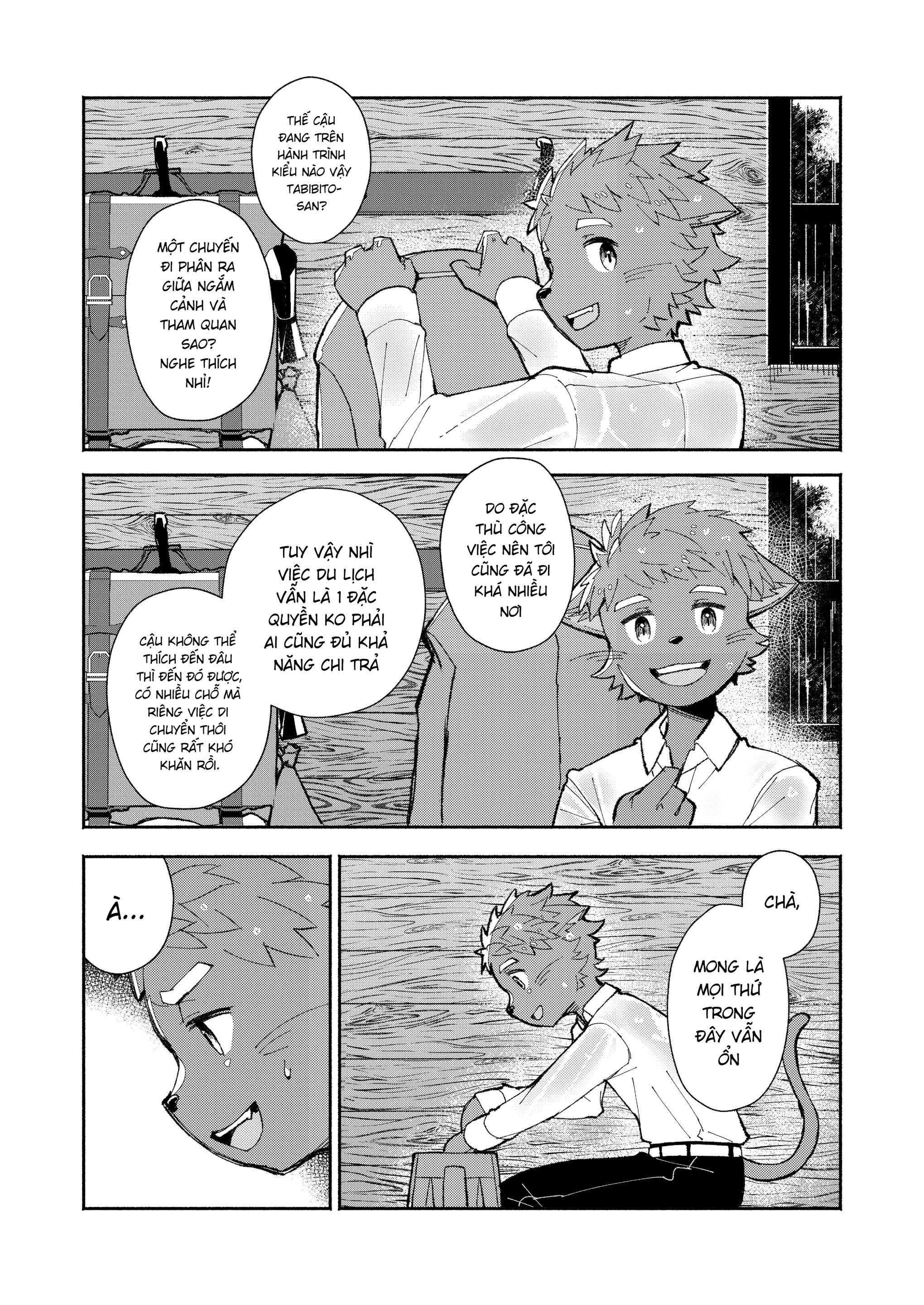 Mail Traveler no neko shounen to doshaburi no mori no koya de ichiban sugosu hanashi - Mail Traveler no neko shounen to doshaburi no mori no koya de ichiban sugosu hanashi trang 8