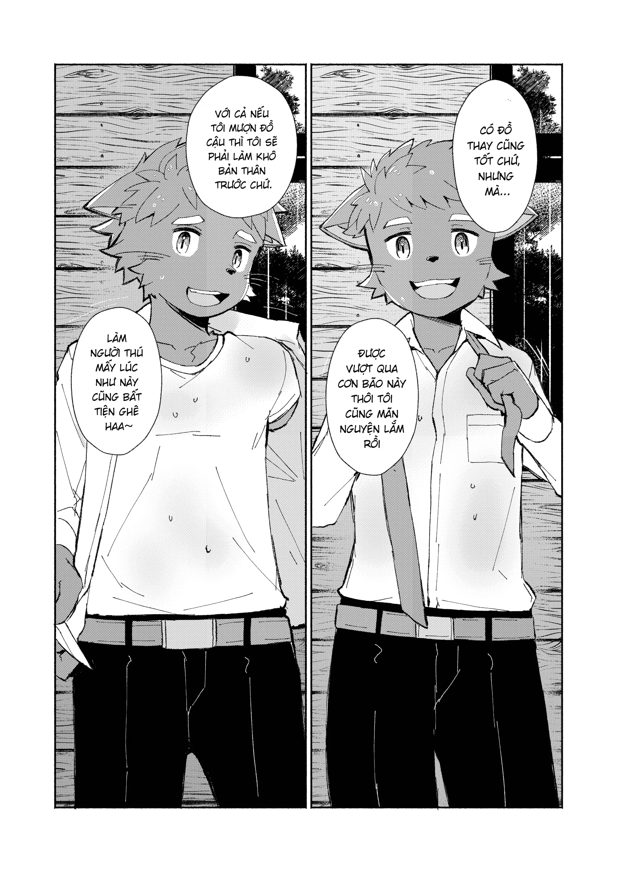 Mail Traveler no neko shounen to doshaburi no mori no koya de ichiban sugosu hanashi - Mail Traveler no neko shounen to doshaburi no mori no koya de ichiban sugosu hanashi trang 10