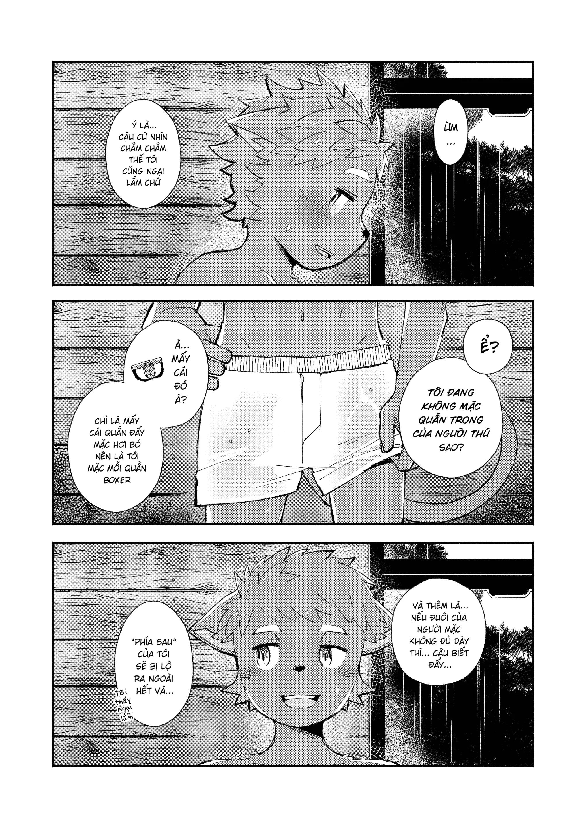 Mail Traveler no neko shounen to doshaburi no mori no koya de ichiban sugosu hanashi - Mail Traveler no neko shounen to doshaburi no mori no koya de ichiban sugosu hanashi trang 13