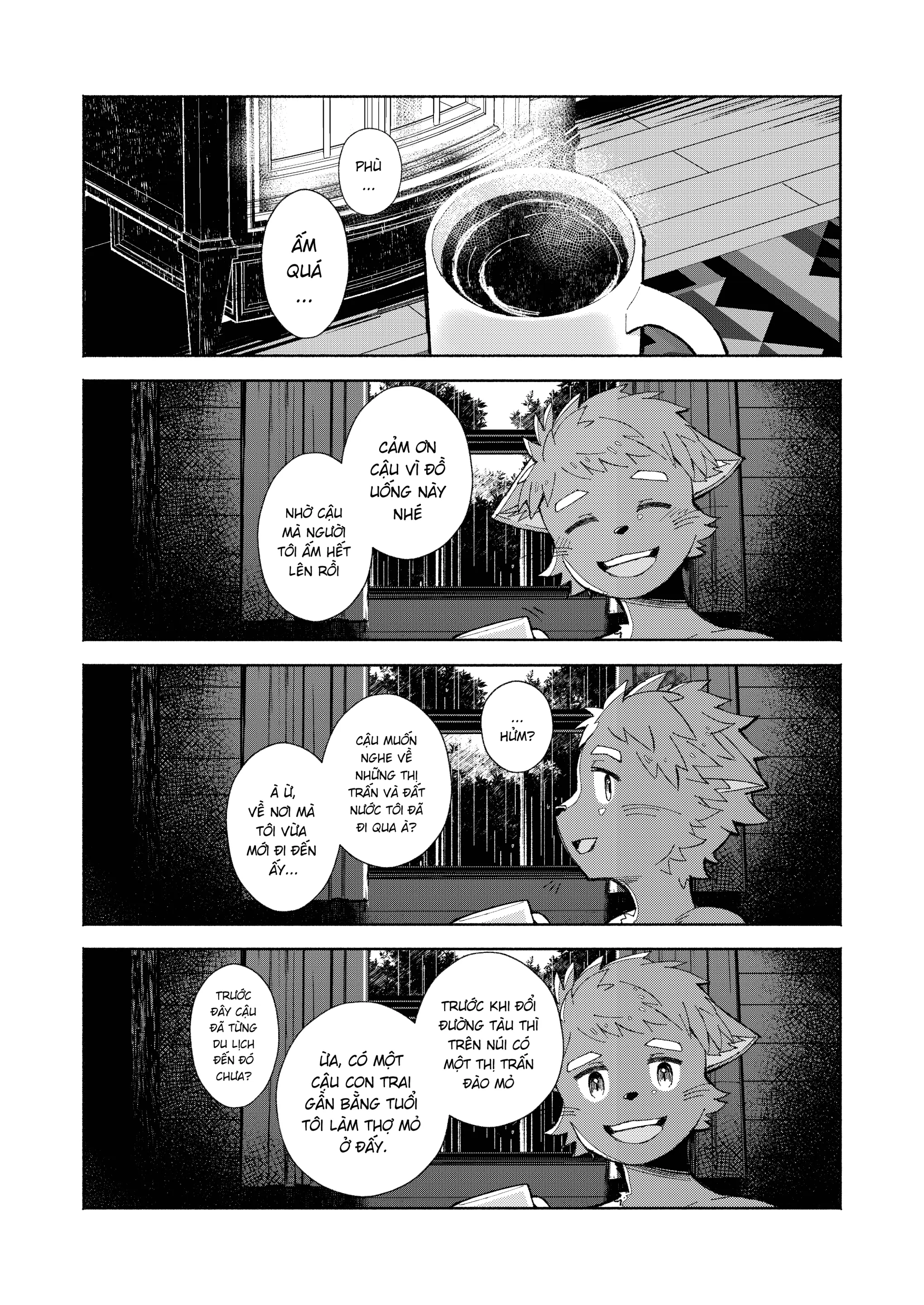 Mail Traveler no neko shounen to doshaburi no mori no koya de ichiban sugosu hanashi - Mail Traveler no neko shounen to doshaburi no mori no koya de ichiban sugosu hanashi trang 14