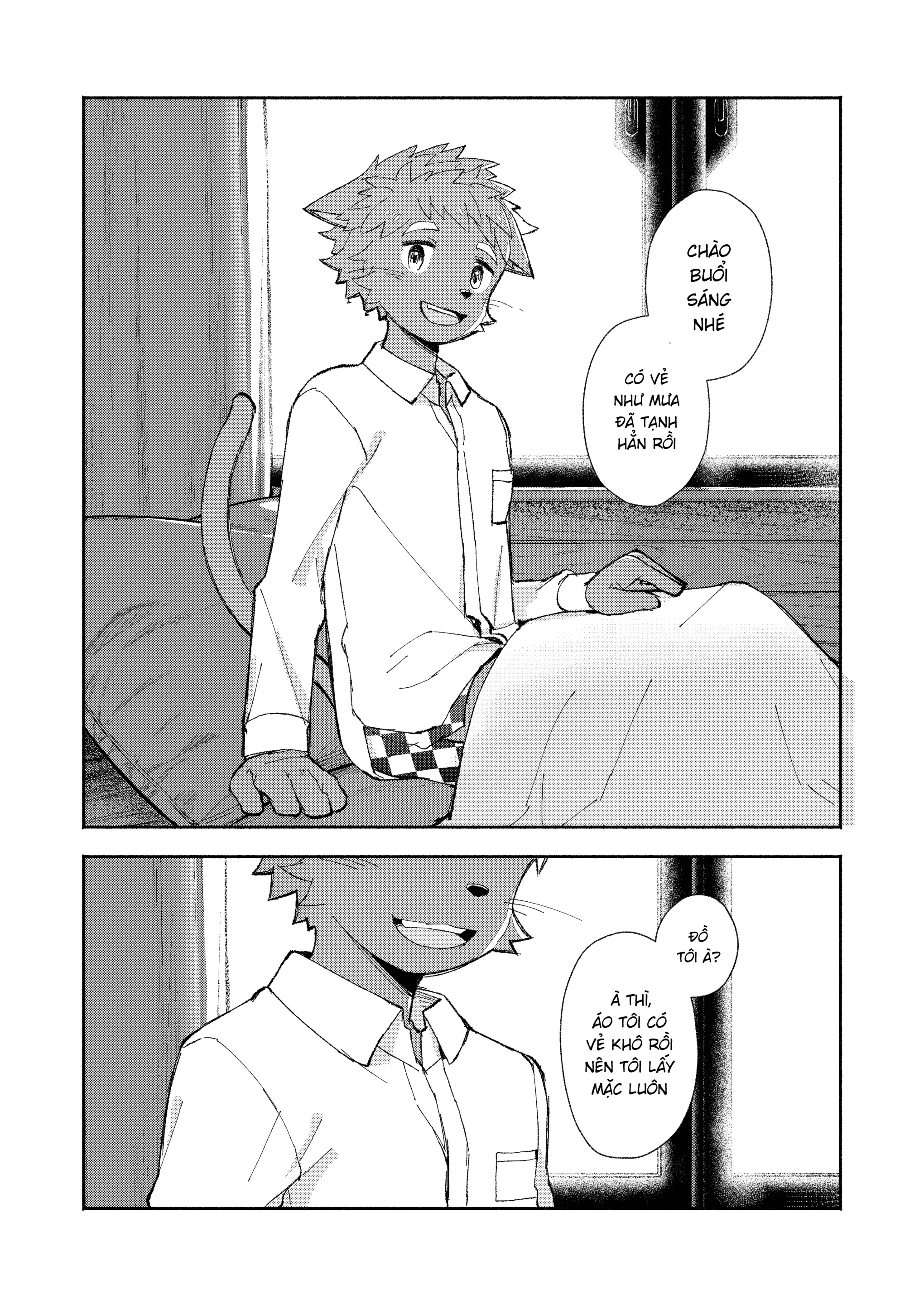 Mail Traveler no neko shounen to doshaburi no mori no koya de ichiban sugosu hanashi - Mail Traveler no neko shounen to doshaburi no mori no koya de ichiban sugosu hanashi trang 45
