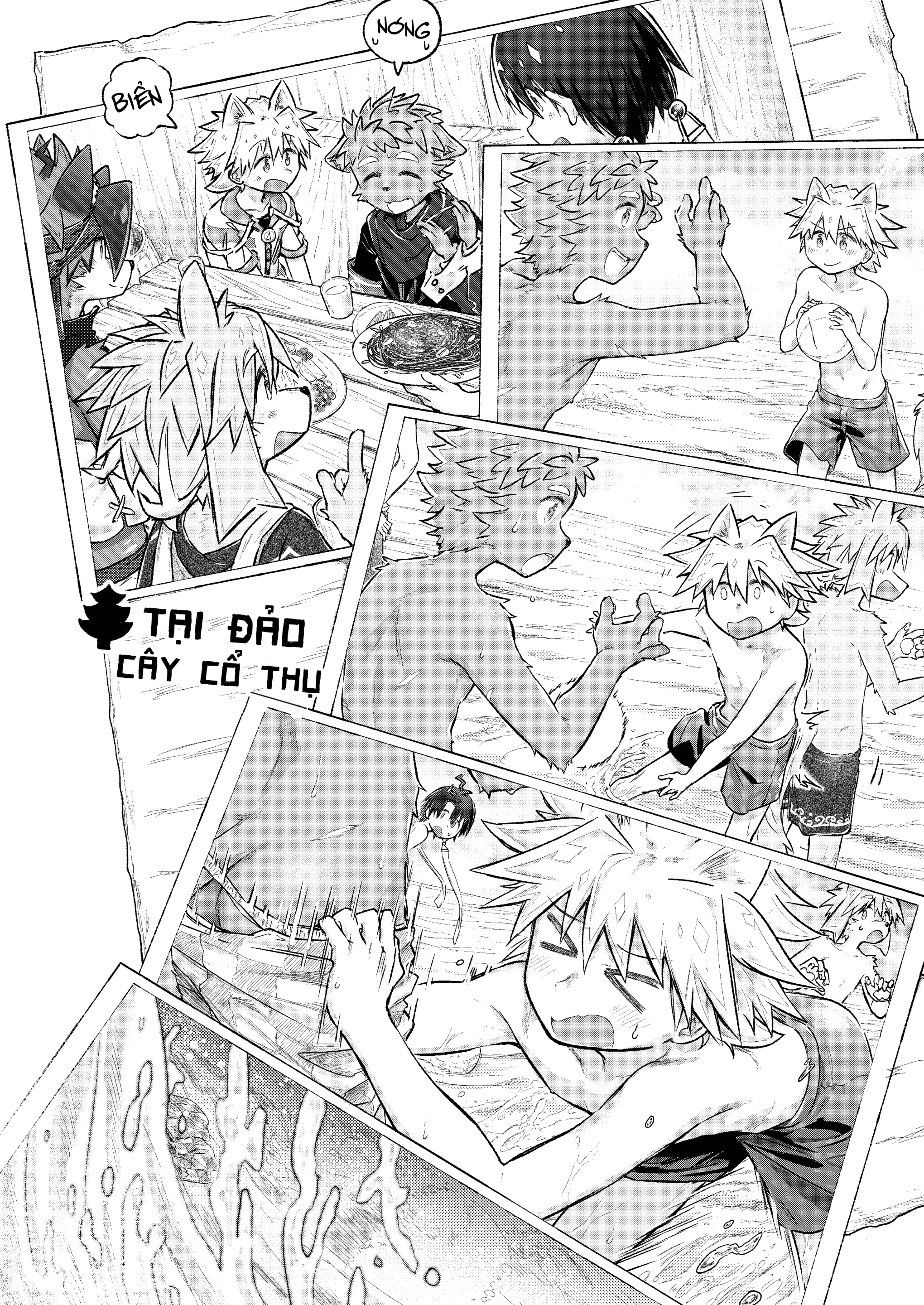 Mail Traveler no neko shounen to doshaburi no mori no koya de ichiban sugosu hanashi - Mail Traveler no neko shounen to doshaburi no mori no koya de ichiban sugosu hanashi trang 54