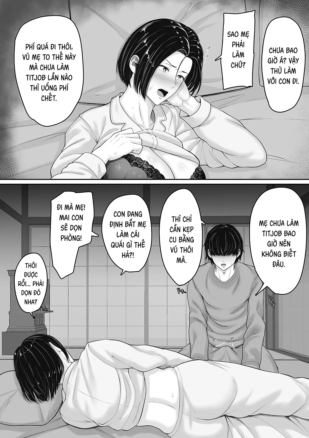 Kimottama Kaa-chan to Kenka Bakari no NEET no Ore ga Kaa-san ni Nakadashi shite kara Nakayoku natta Hanashi | Người mẹ góa phụ và thằng con trai NEET - Kimottama Kaa-chan to Kenka Bakari no NEET no Ore ga Kaa-san ni Nakadashi shite kara Nakayoku natta Hanashi | Người mẹ góa phụ và thằng con trai NEET trang 9