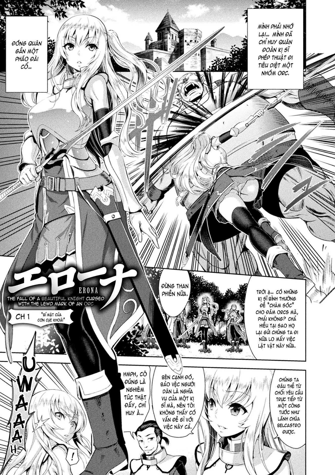 ERONA Orc no Inmon ni Okasareta Onna Kishi no Matsuro - ERONA Orc no Inmon ni Okasareta Onna Kishi no Matsuro trang 9