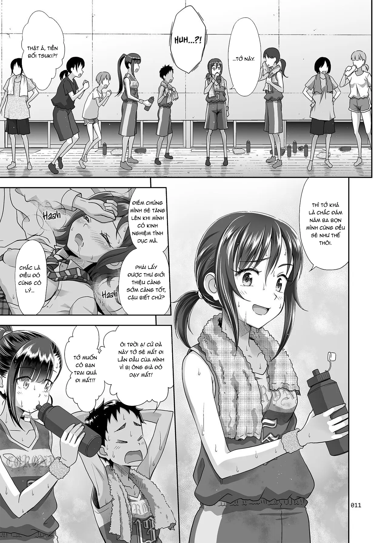 Seishidouin no Oshigoto 3 Mushiatsui Taiiku Souko de Iron na Renshuu o Shitemitara Asedaku ni Natta (decensored) - Seishidouin no Oshigoto 3 Mushiatsui Taiiku Souko de Iron na Renshuu o Shitemitara Asedaku ni Natta (decensored) trang 10