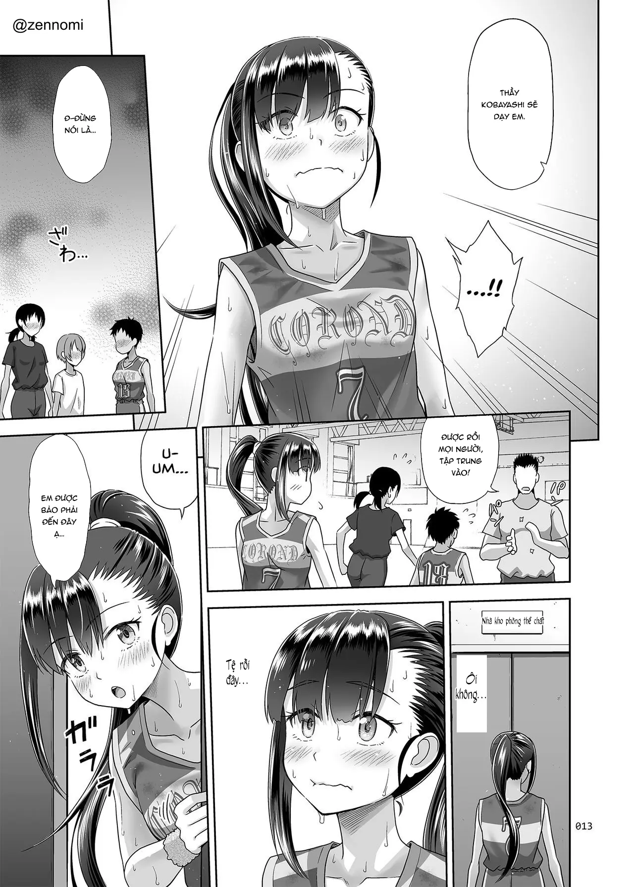 Seishidouin no Oshigoto 3 Mushiatsui Taiiku Souko de Iron na Renshuu o Shitemitara Asedaku ni Natta (decensored) - Seishidouin no Oshigoto 3 Mushiatsui Taiiku Souko de Iron na Renshuu o Shitemitara Asedaku ni Natta (decensored) trang 12