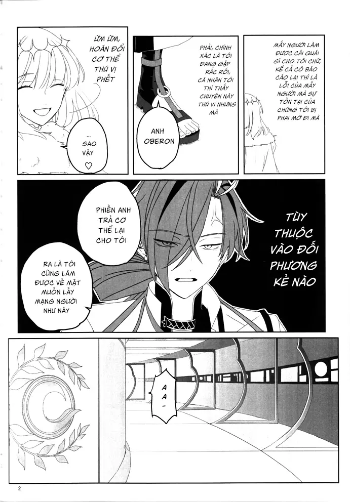 Oberon-kun to Takasugi-kun ga irekawaru hon - Oberon-kun to Takasugi-kun ga irekawaru hon trang 3