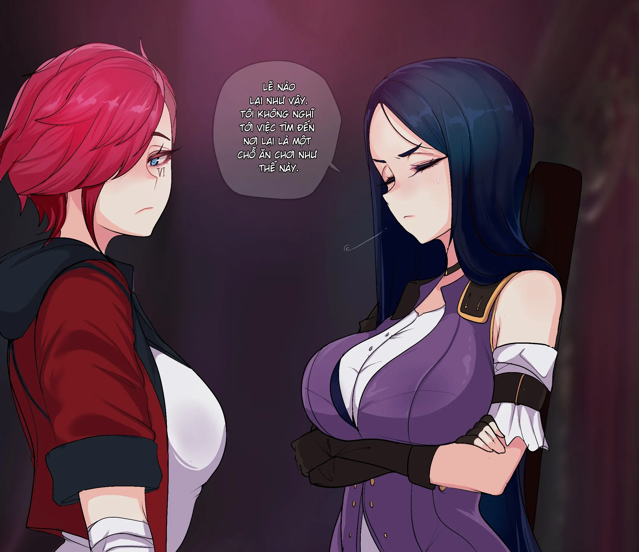 kimtoxic_Arcane_Vi,Caitlyn - kimtoxic_Arcane_Vi,Caitlyn trang 2