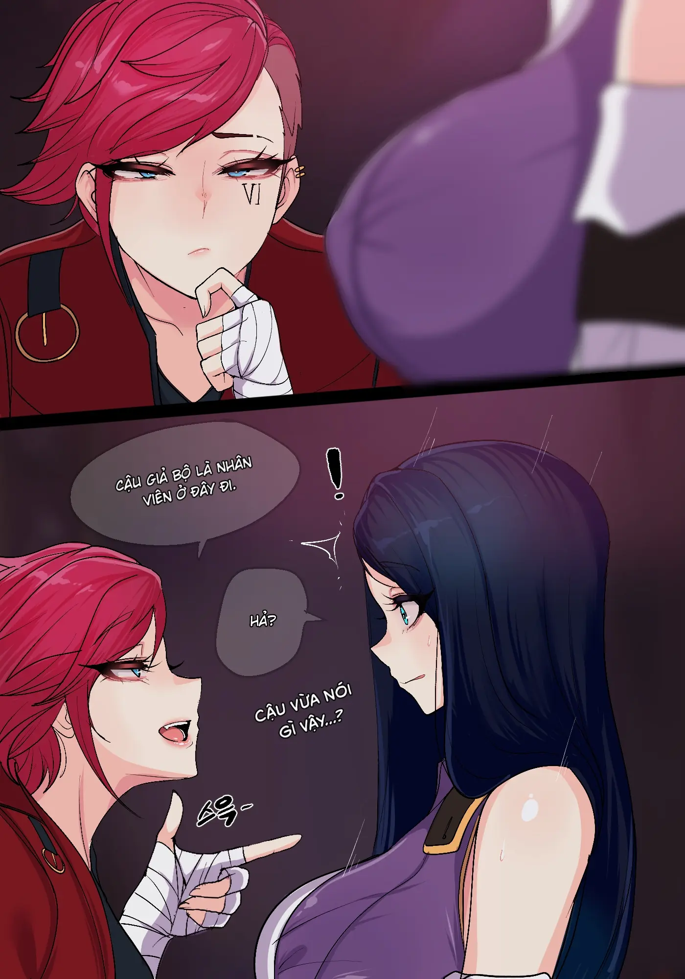 kimtoxic_Arcane_Vi,Caitlyn - kimtoxic_Arcane_Vi,Caitlyn trang 7