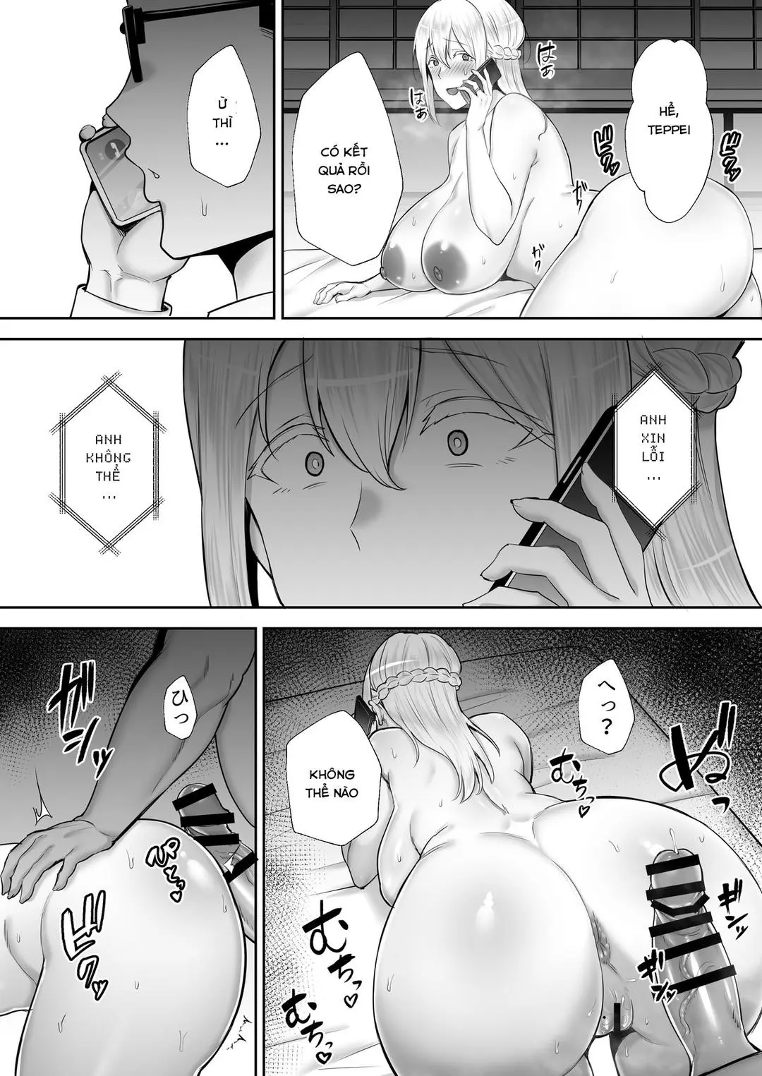 Netorareta Bakunyuu Blonde Tsuma Elena -Yamato Nadeshiko ni Akogaretetara Onaho Nadeshiko ni Nattemashita w- - Netorareta Bakunyuu Blonde Tsuma Elena -Yamato Nadeshiko ni Akogaretetara Onaho Nadeshiko ni Nattemashita w- trang 64