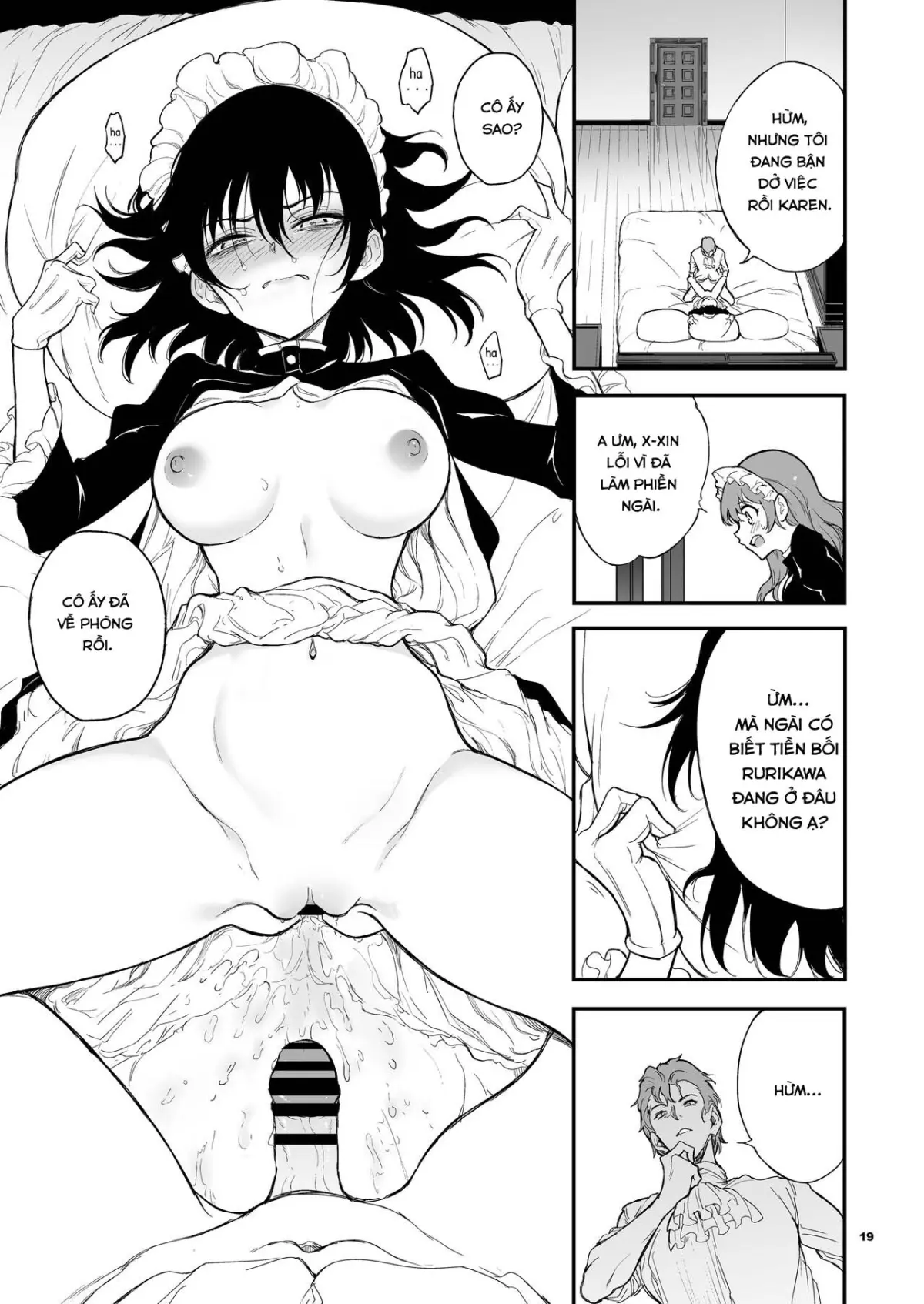 Maid Kyouiku: Botsuraku Kizoku Rurikawa Tsubaki (Vietnamese) 4-6 - Maid Kyouiku: Botsuraku Kizoku Rurikawa Tsubaki (Vietnamese) 4-6 trang 18