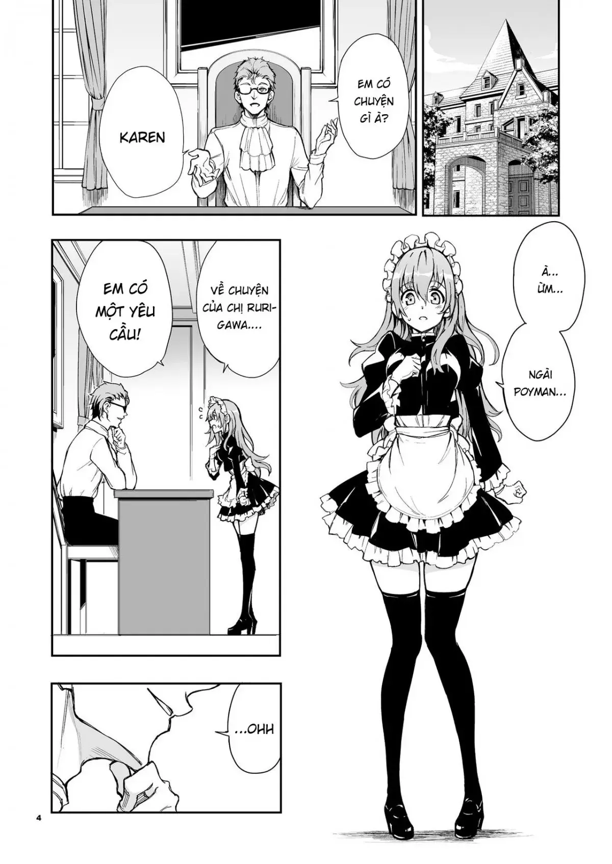Maid Kyouiku: Botsuraku Kizoku Rurikawa Tsubaki (Vietnamese) 4-6 - Maid Kyouiku: Botsuraku Kizoku Rurikawa Tsubaki (Vietnamese) 4-6 trang 54