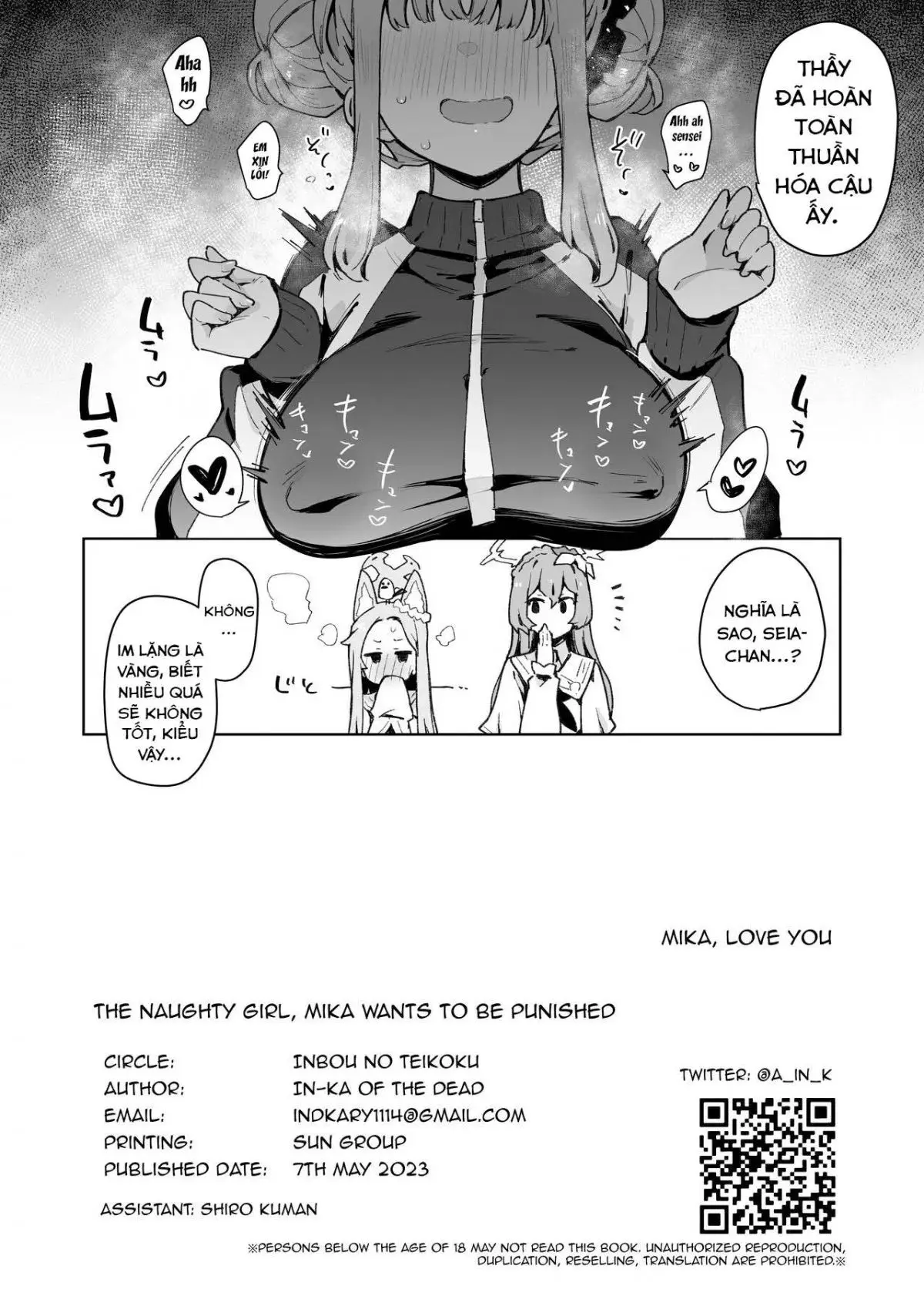 Waruiko Mika wa Oshiokisaretai | Mika muốn bị đạo tàn bụ - Waruiko Mika wa Oshiokisaretai | Mika muốn bị đạo tàn bụ trang 25