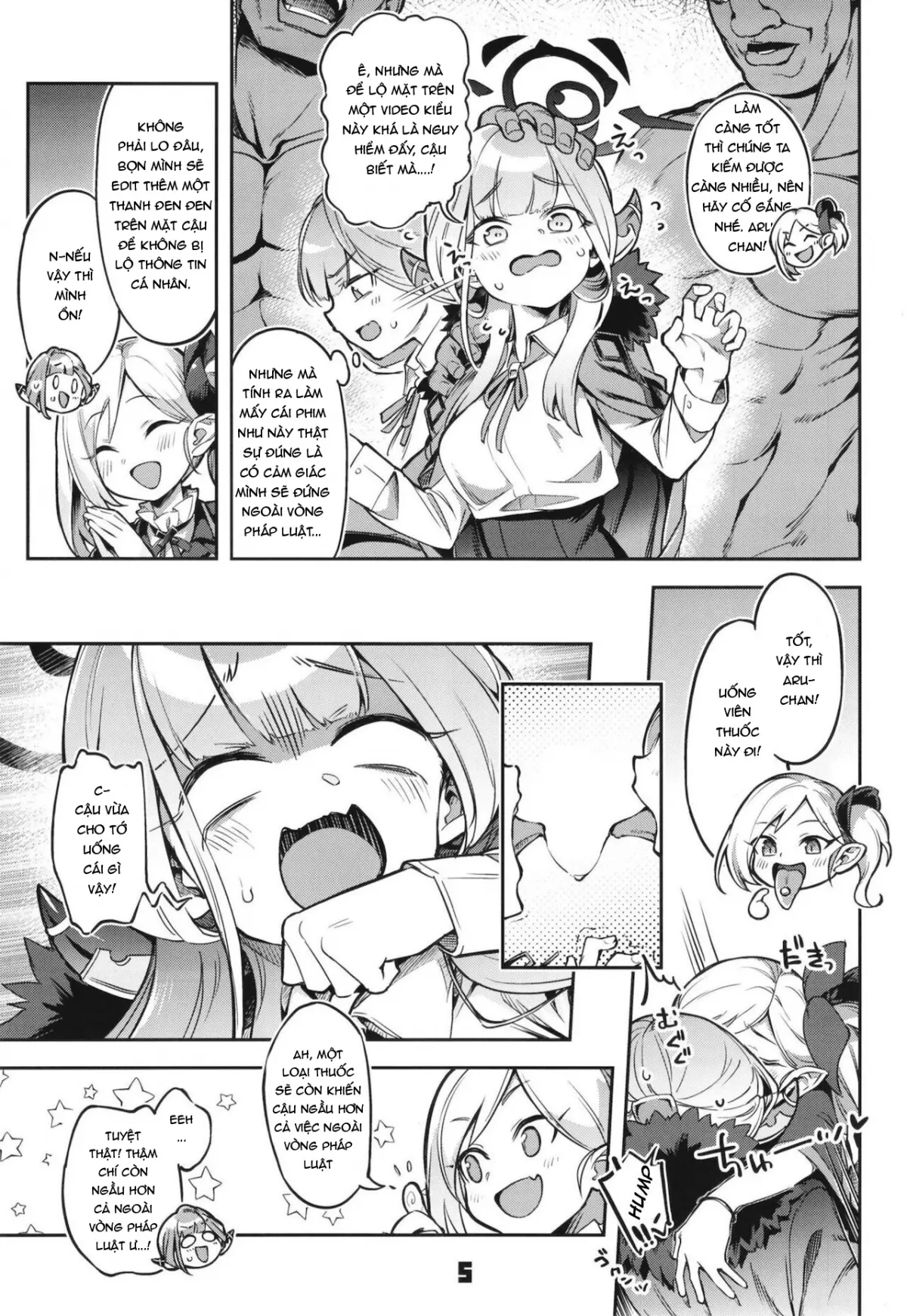 Okane ga Nakunatta Aru-chan wa Kizuitara Kukkyou na Otoko-tachi ni Kakomareteita Ken. - Okane ga Nakunatta Aru-chan wa Kizuitara Kukkyou na Otoko-tachi ni Kakomareteita Ken. trang 4