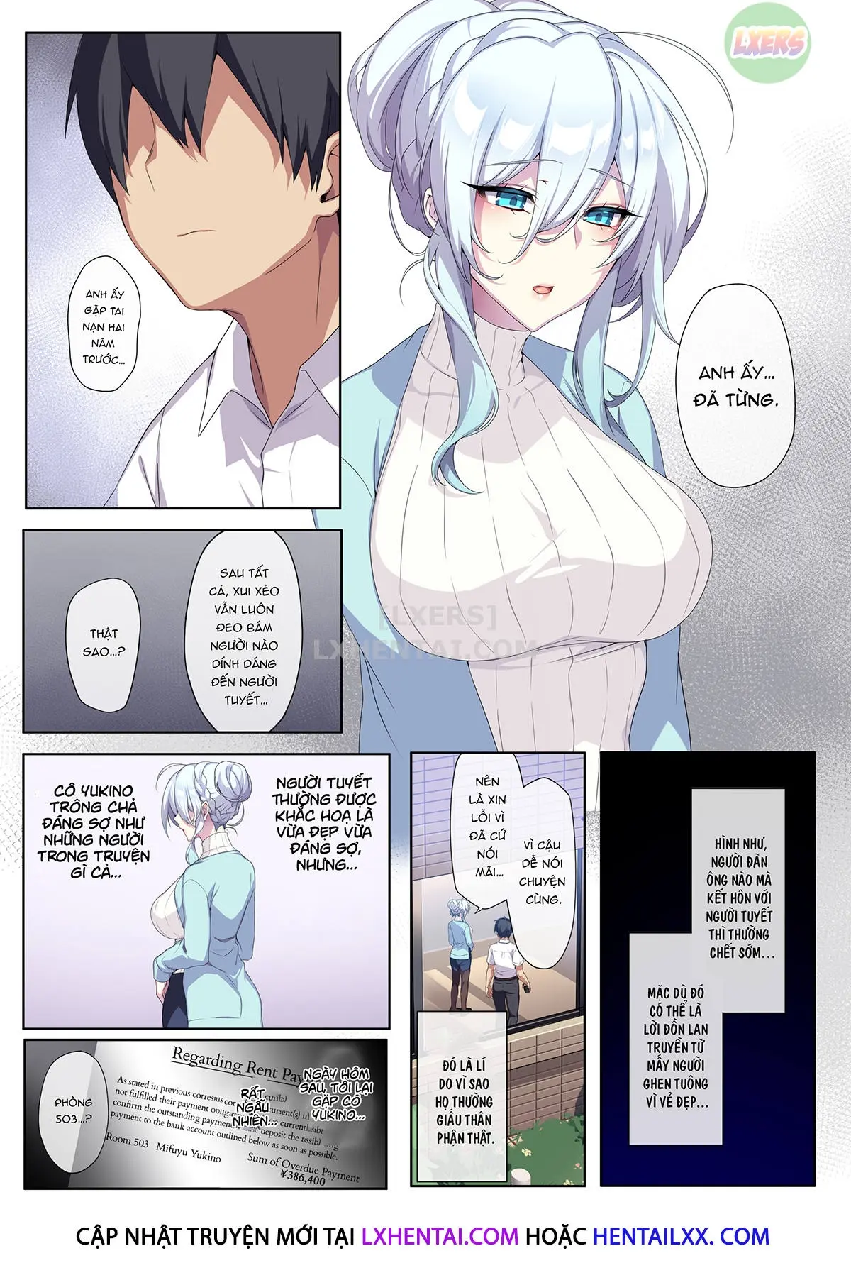 Hitozukiai ga Nigate na Miboujin no Yukionna-san to Noroi no Yubiwa - Hitozukiai ga Nigate na Miboujin no Yukionna-san to Noroi no Yubiwa trang 12