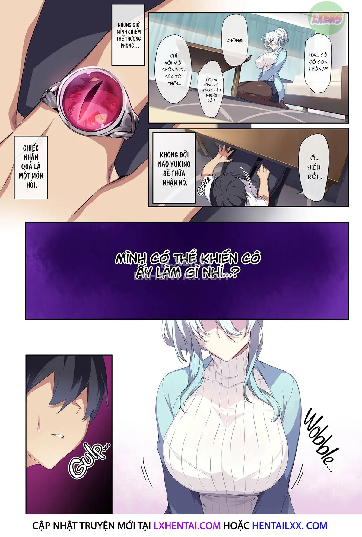 Hitozukiai ga Nigate na Miboujin no Yukionna-san to Noroi no Yubiwa - Hitozukiai ga Nigate na Miboujin no Yukionna-san to Noroi no Yubiwa trang 22