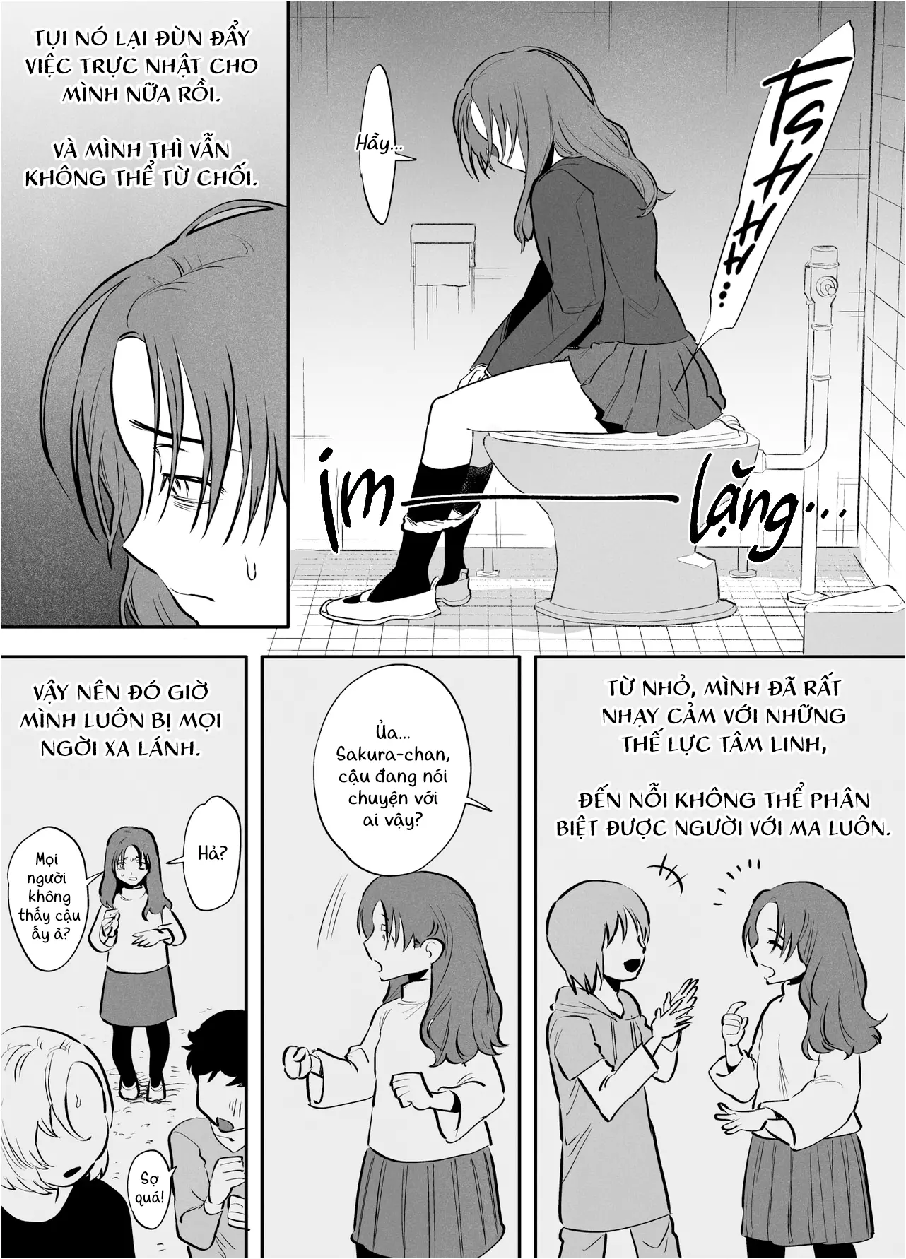 Watashi to toire to futanari Hanako-san | Mình, WC, và futanari Hanako-san - Watashi to toire to futanari Hanako-san | Mình, WC, và futanari Hanako-san trang 4