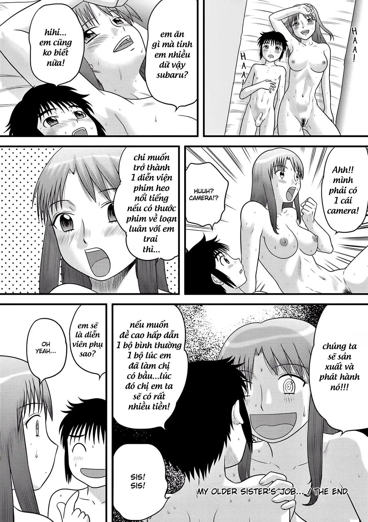 Sister teaches younger brother to make love - Sister teaches younger brother to make love trang 14