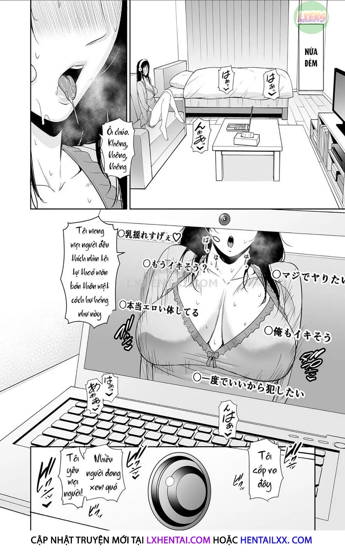 Haha wa Yoru ni Saku Single Mother no Haishin Kiroku - Haha wa Yoru ni Saku Single Mother no Haishin Kiroku trang 9