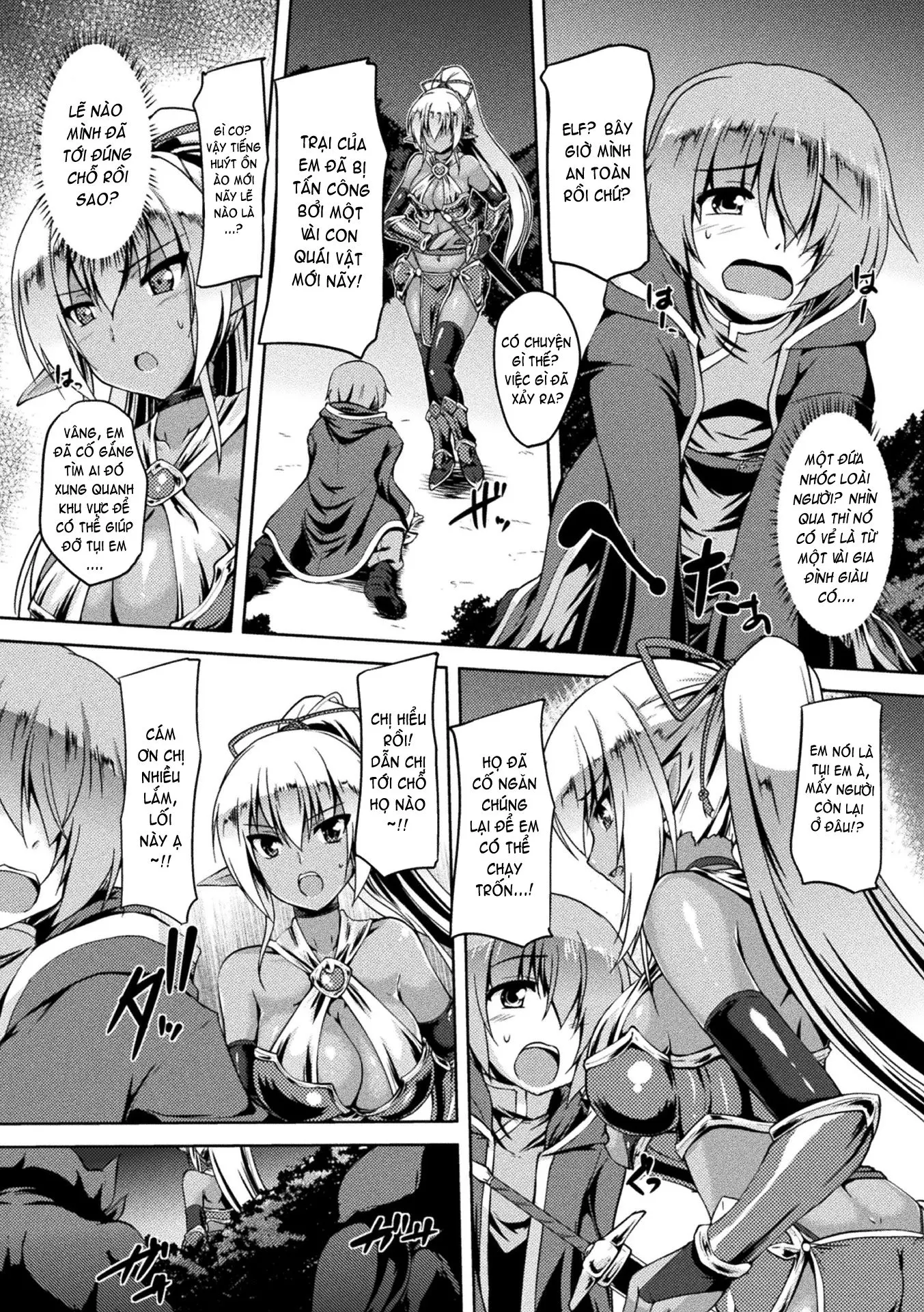Gunjoku no Dark Elf | Gang-raped Dark Elf - Gunjoku no Dark Elf | Gang-raped Dark Elf trang 3