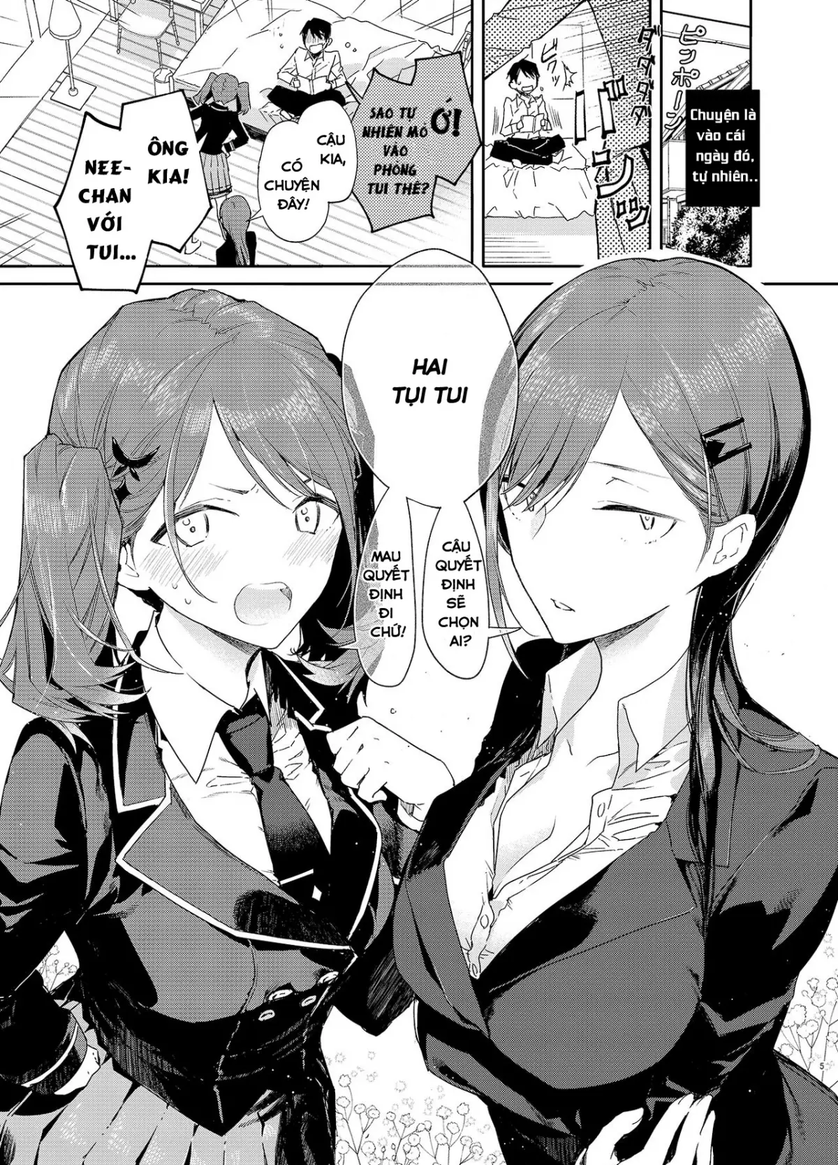 Kinjo no Tsuntsun Imouto to Muhyoujou Ane ni Semarare Ecchi - Kinjo no Tsuntsun Imouto to Muhyoujou Ane ni Semarare Ecchi trang 3